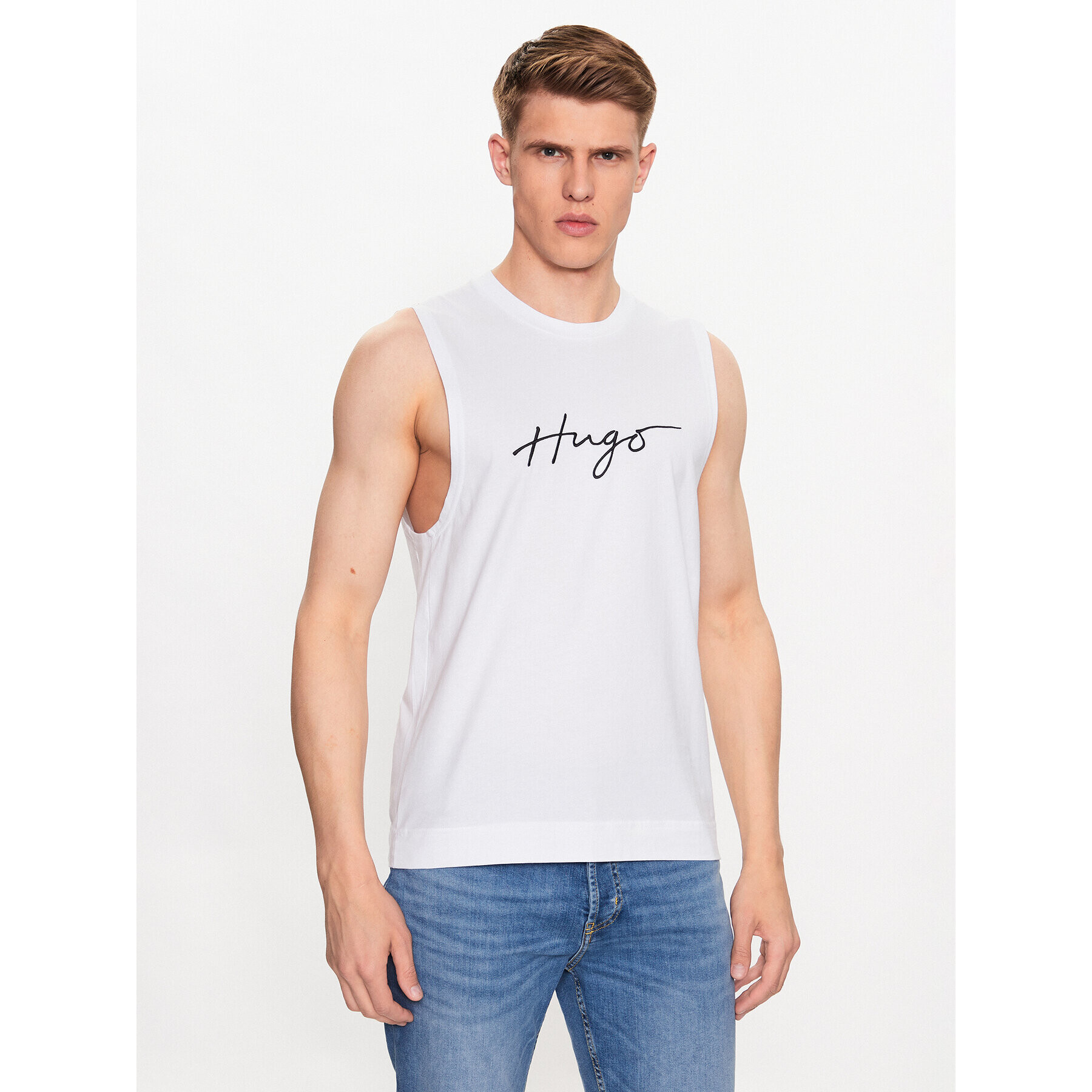 Hugo Tank top 50493709 Bej Regular Fit - Pled.ro