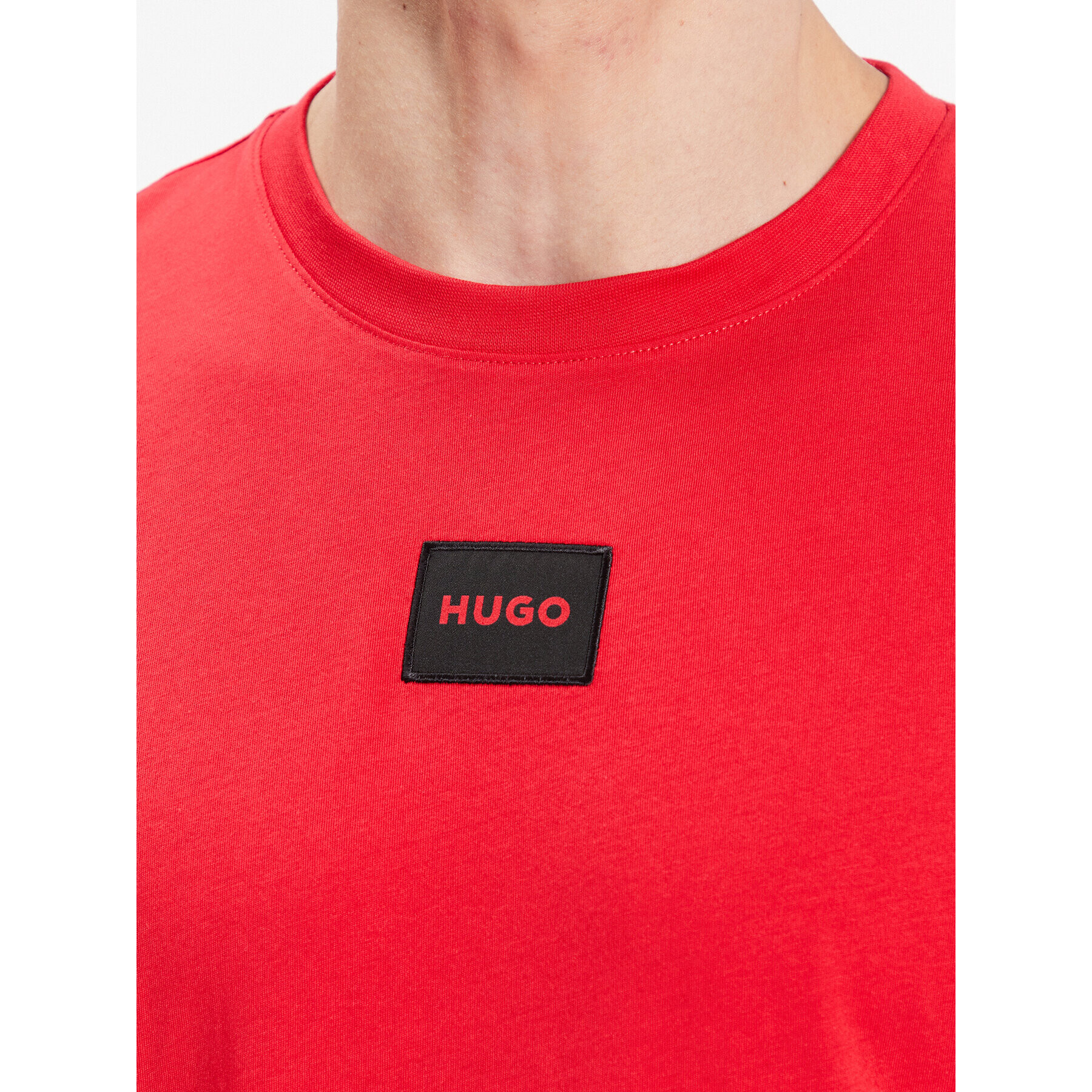 Hugo Tricou Diragolino212 50447978 Roșu Regular Fit - Pled.ro