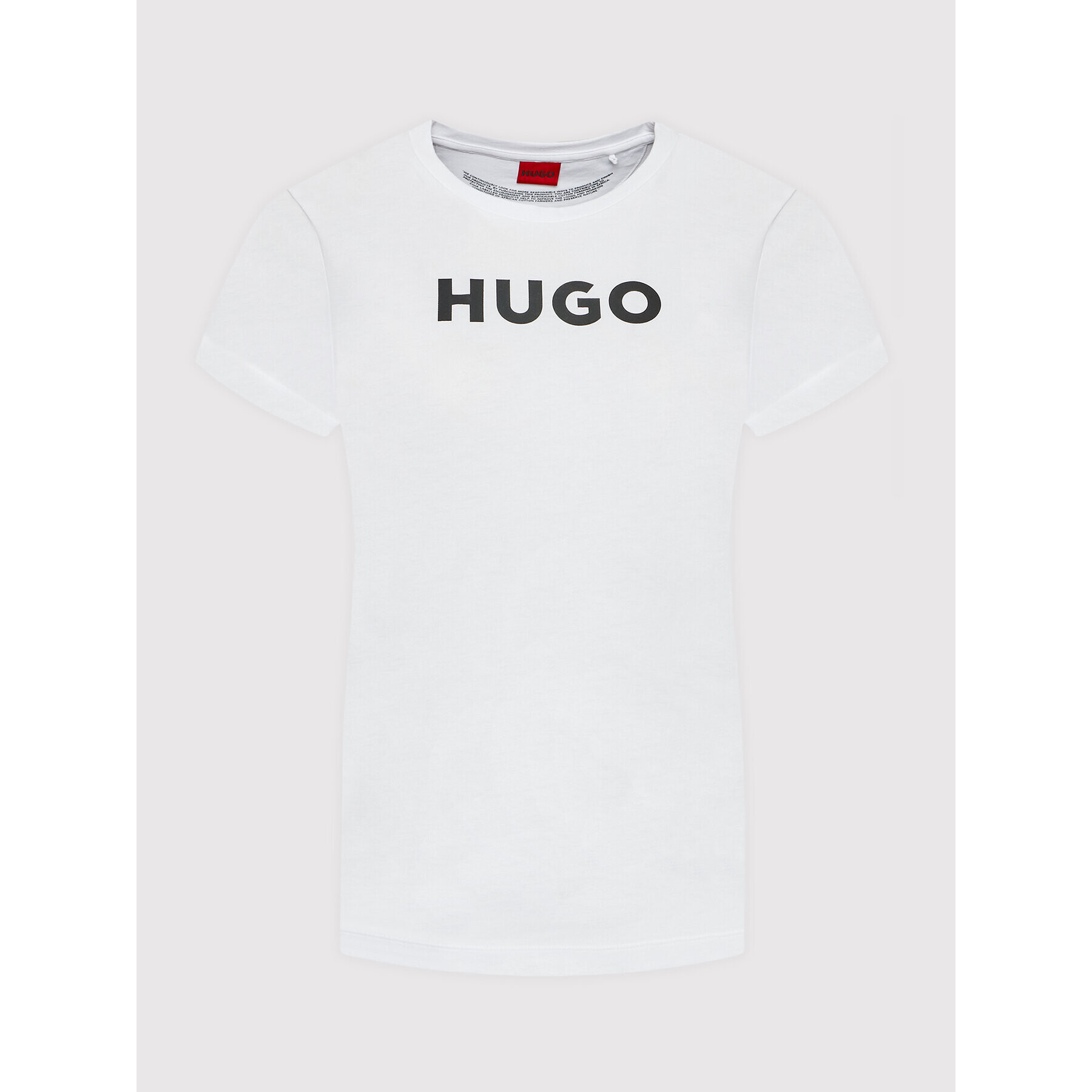 Hugo Tricou 50473813 Alb Slim Fit - Pled.ro