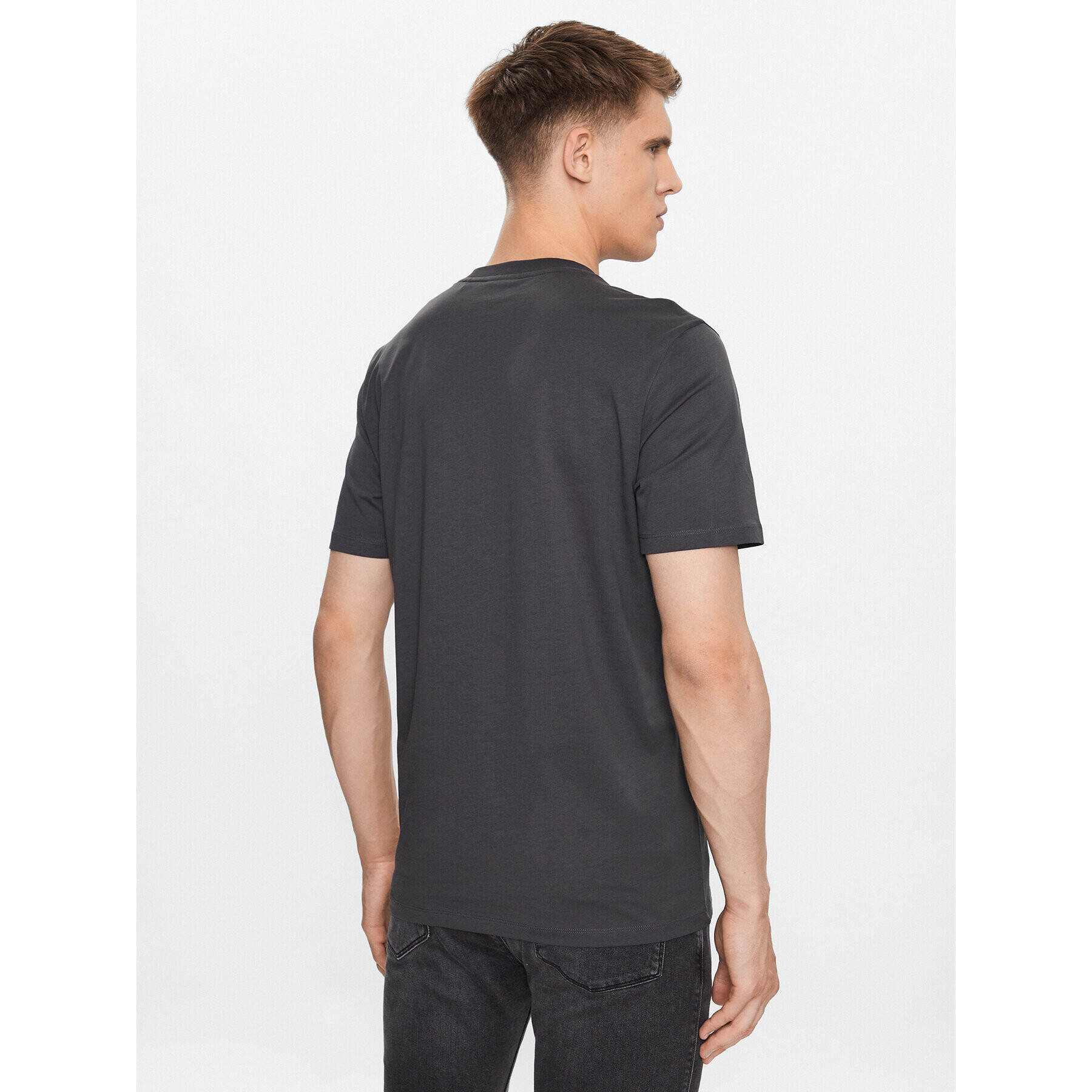 Hugo Tricou 50491814 Gri Relaxed Fit - Pled.ro