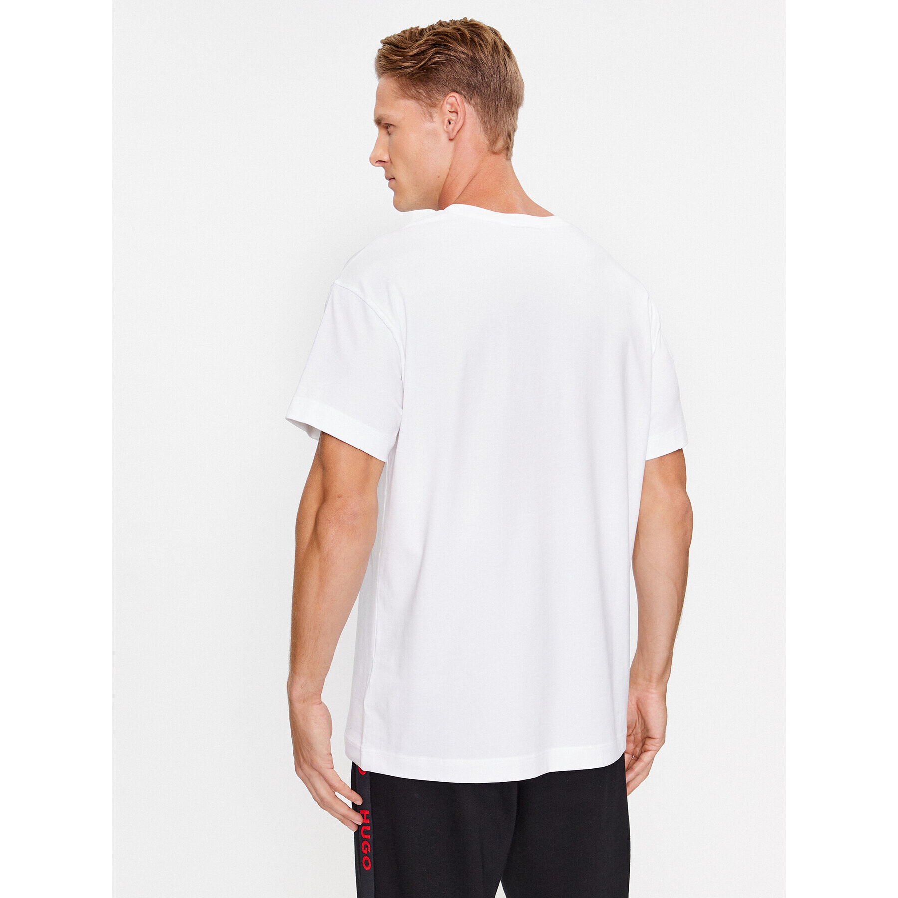 Hugo Tricou 50493057 Bej Relaxed Fit - Pled.ro