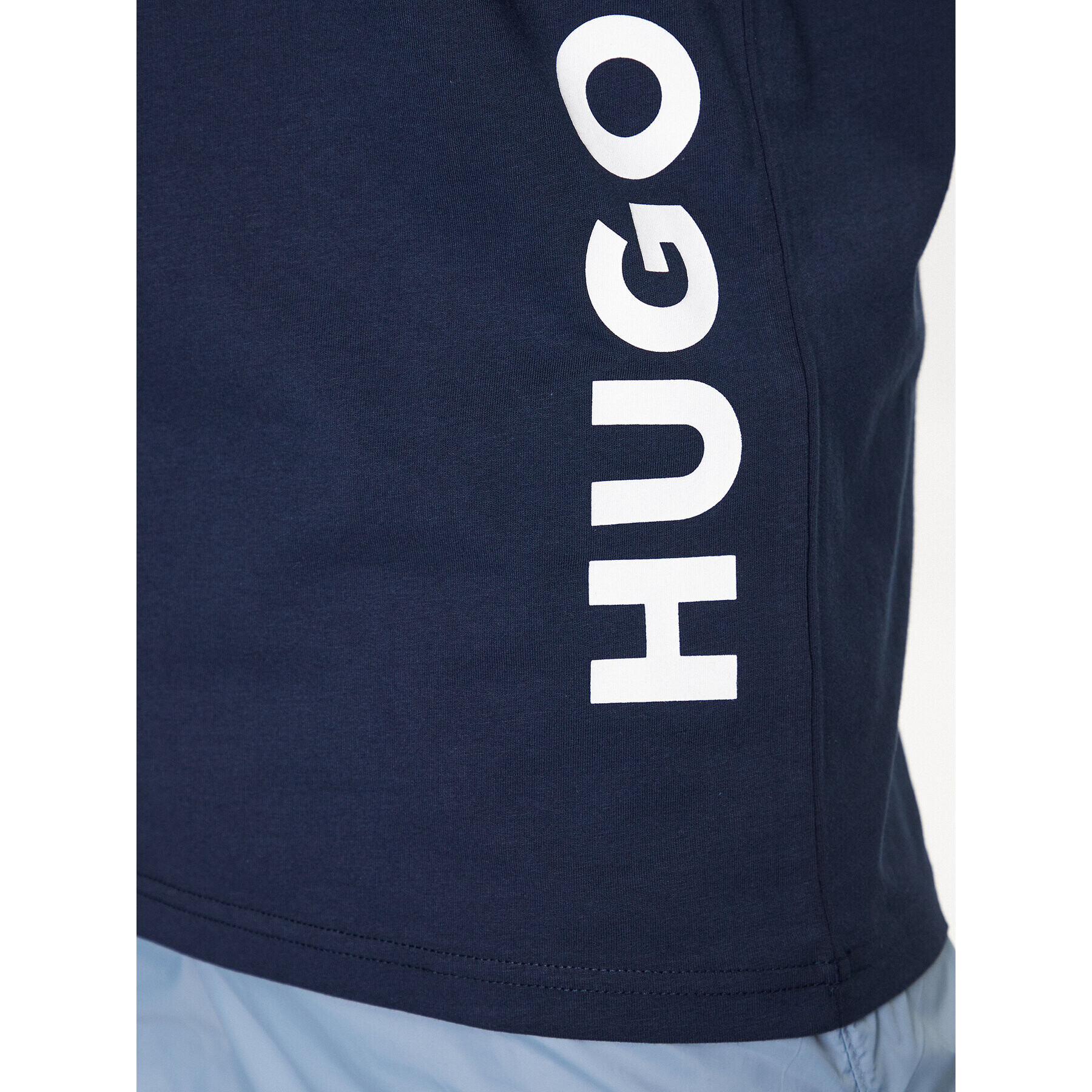 Hugo Tricou 50493727 Bleumarin Relaxed Fit - Pled.ro