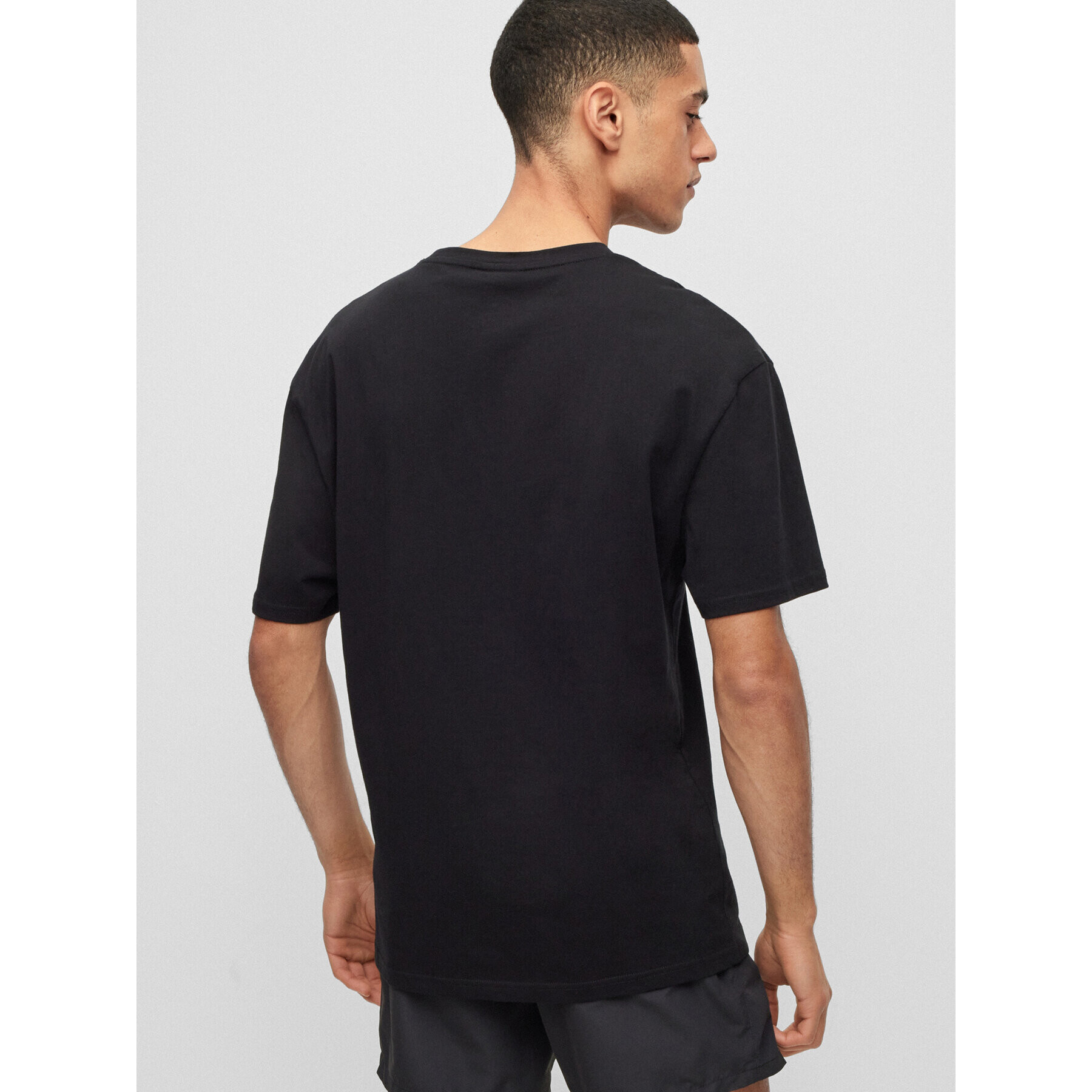 Hugo Tricou 50493727 Negru Relaxed Fit - Pled.ro