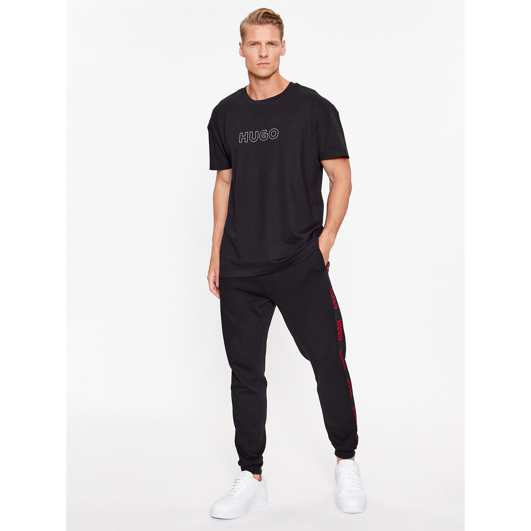 Hugo Tricou 50501710 Negru Regular Fit - Pled.ro