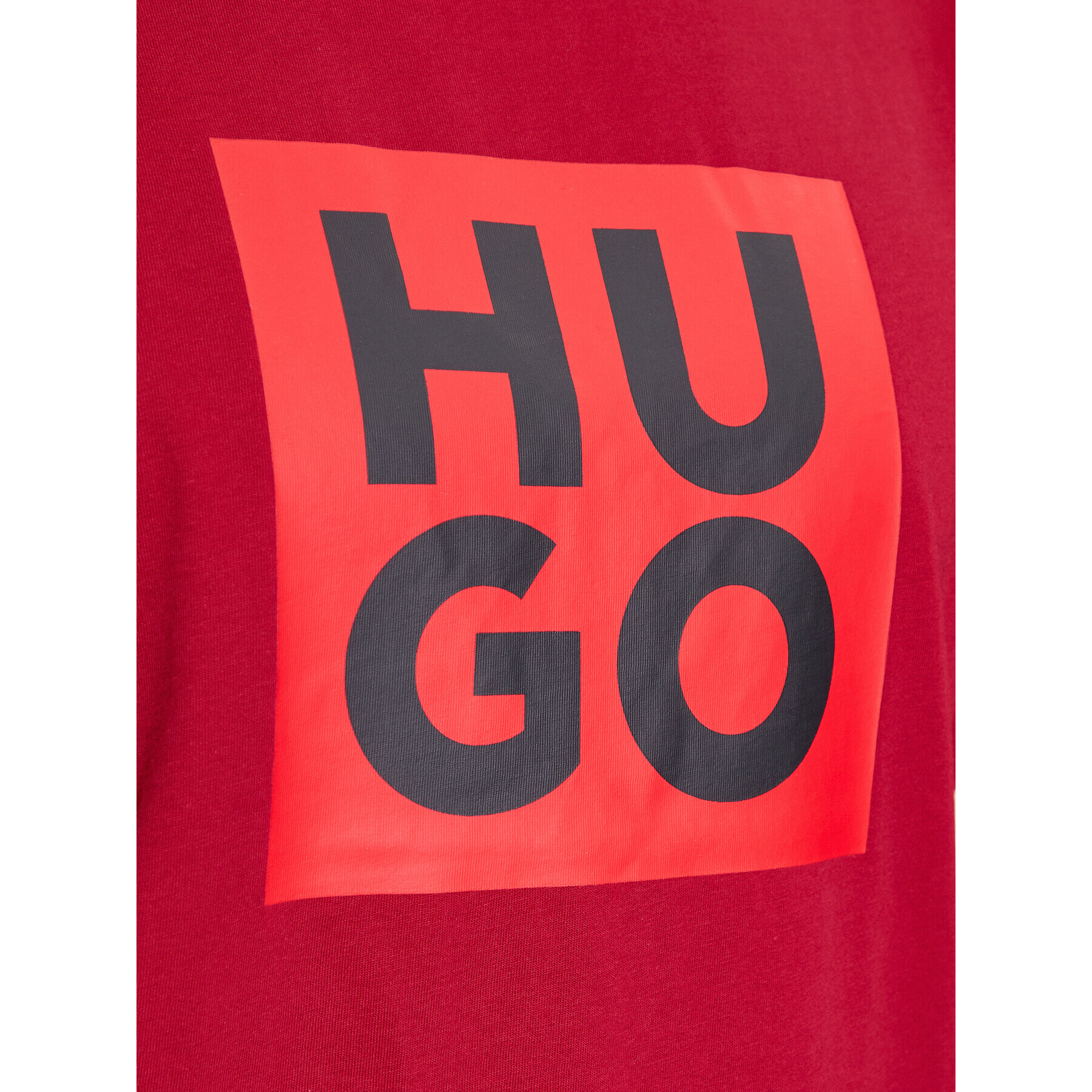 Hugo Tricou Daltor 50473891 Roșu Regular Fit - Pled.ro