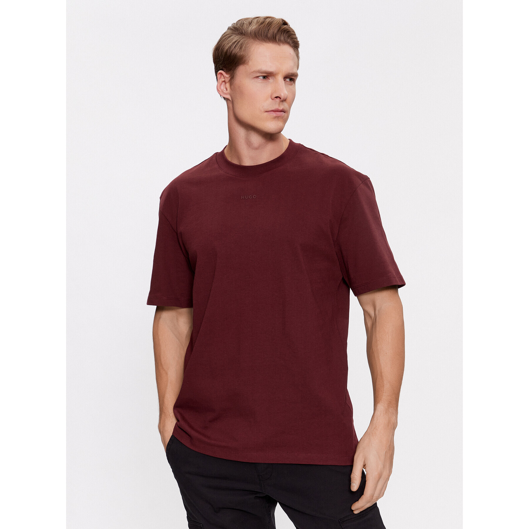 Hugo Tricou Dapolino 50488330 Roșu Regular Fit - Pled.ro