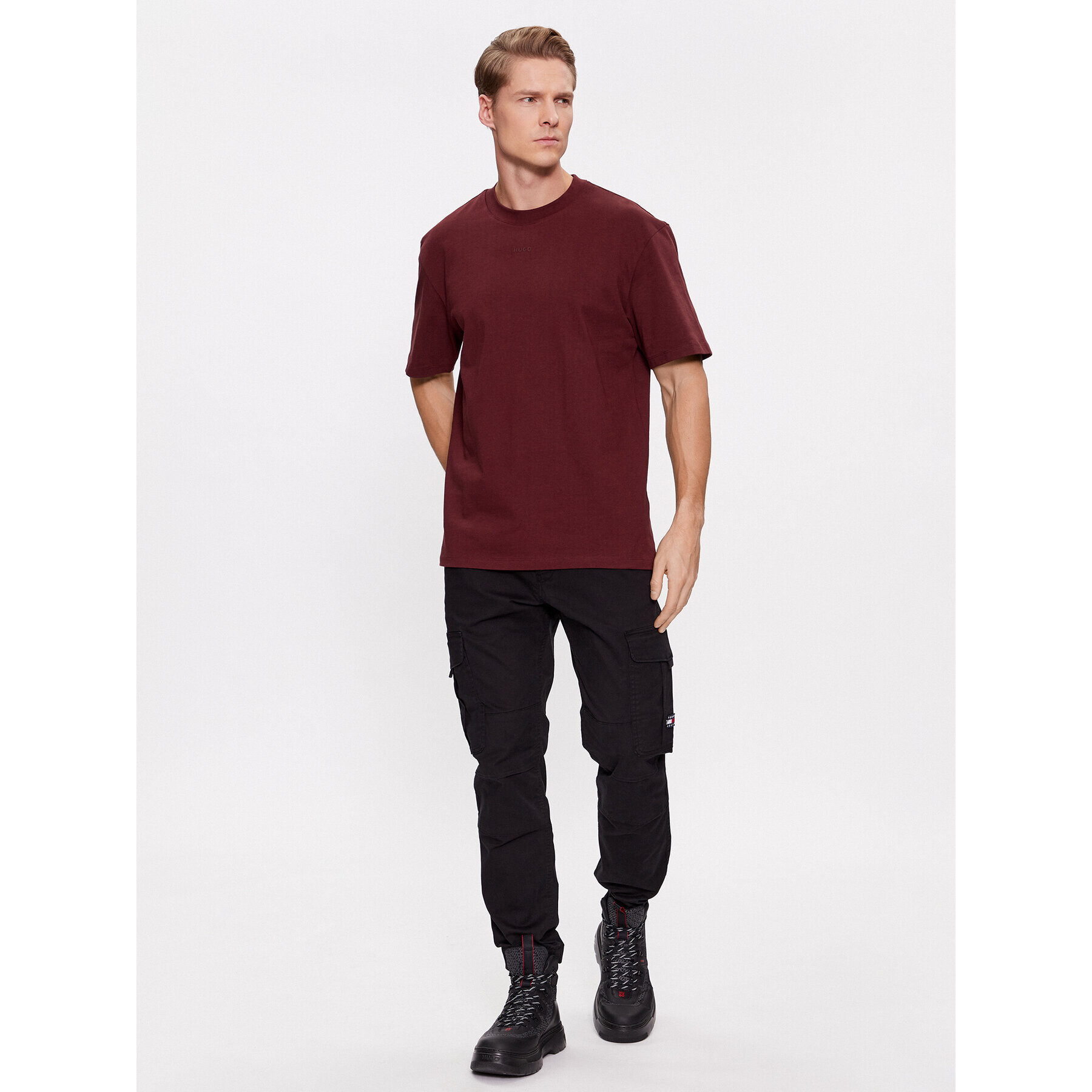 Hugo Tricou Dapolino 50488330 Roșu Regular Fit - Pled.ro