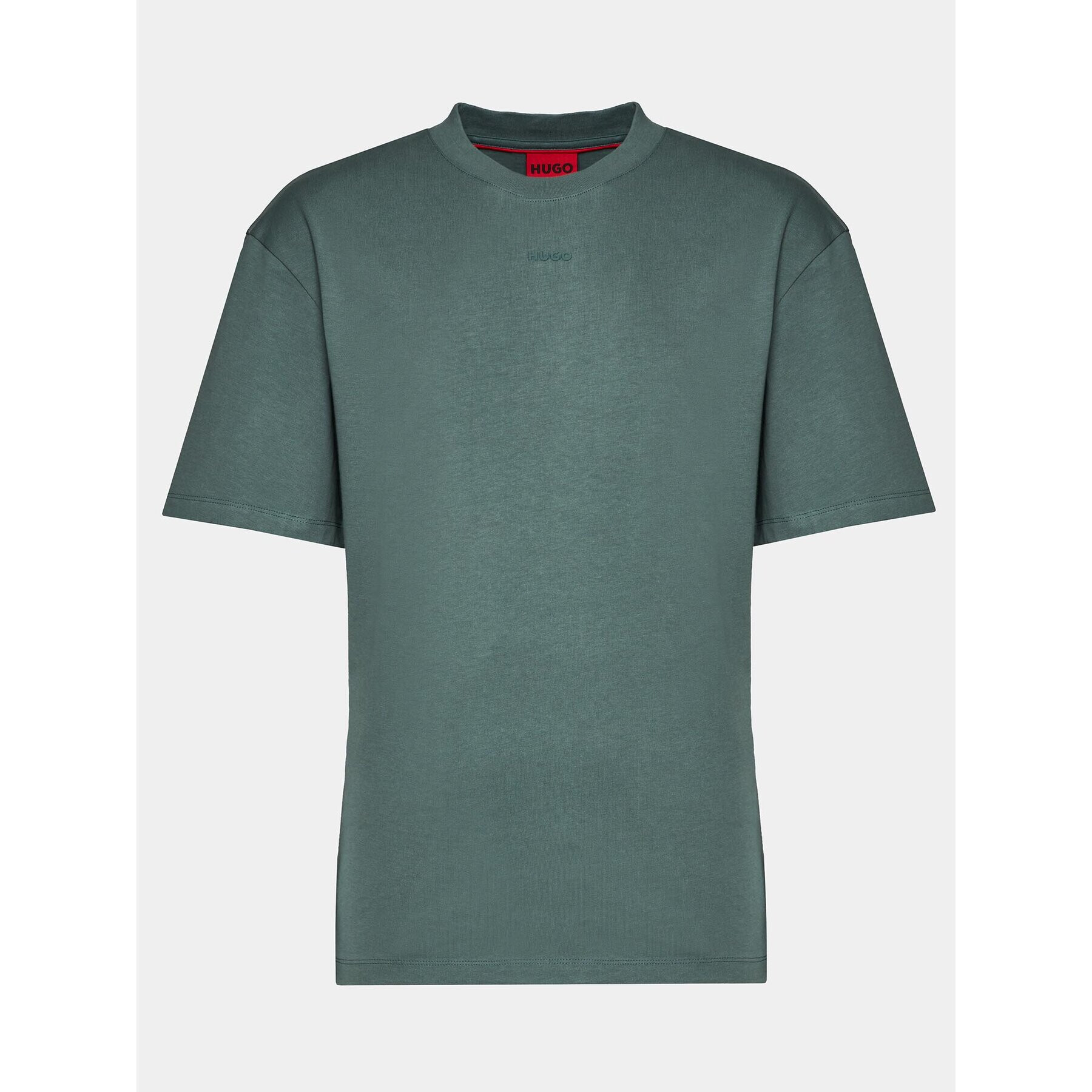 Hugo Tricou Dapolino 50488330 Verde Relaxed Fit - Pled.ro