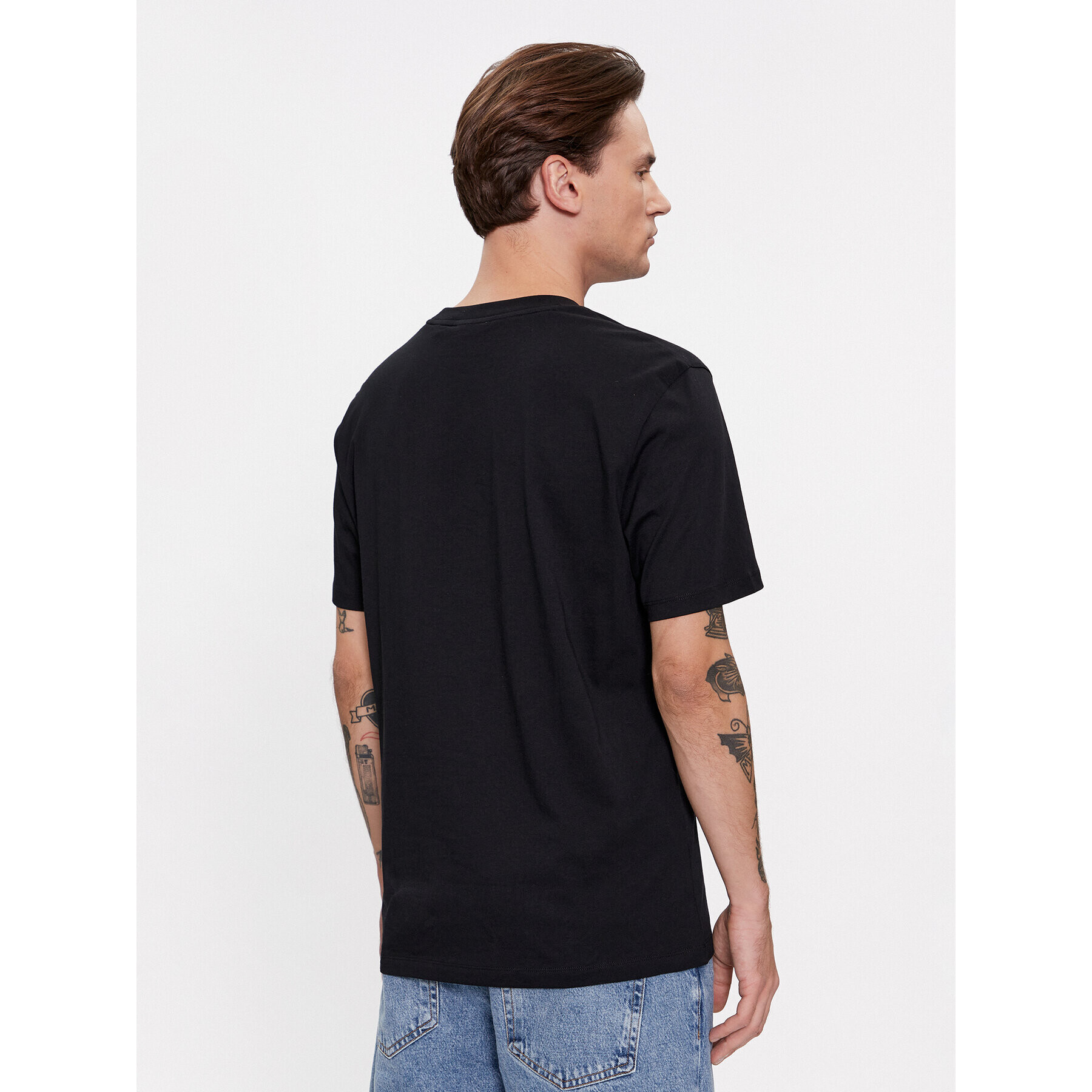 Hugo Tricou Davalon 50504936 Negru Regular Fit - Pled.ro