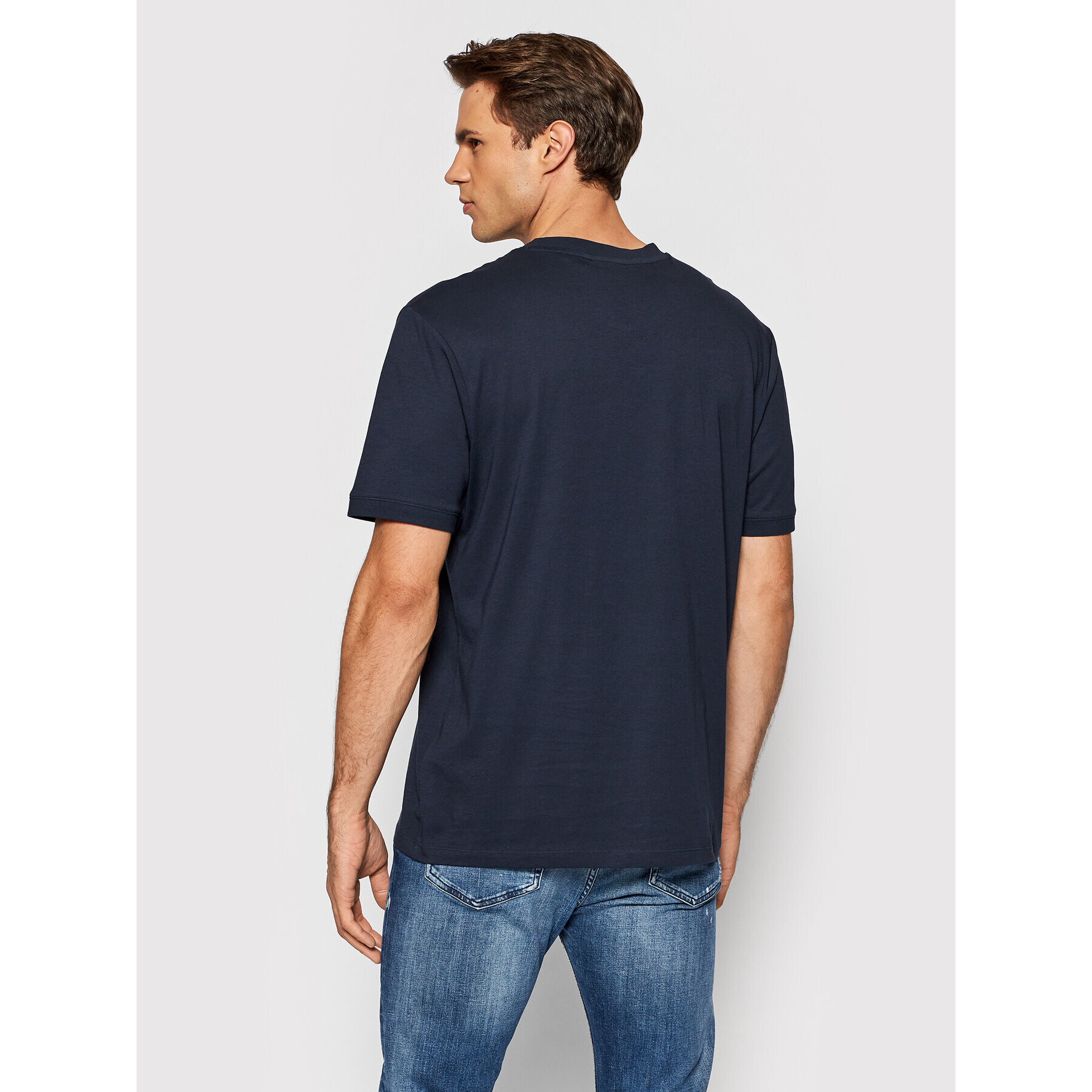 Hugo Tricou Diragolino212 50447978 Bleumarin Regular Fit - Pled.ro