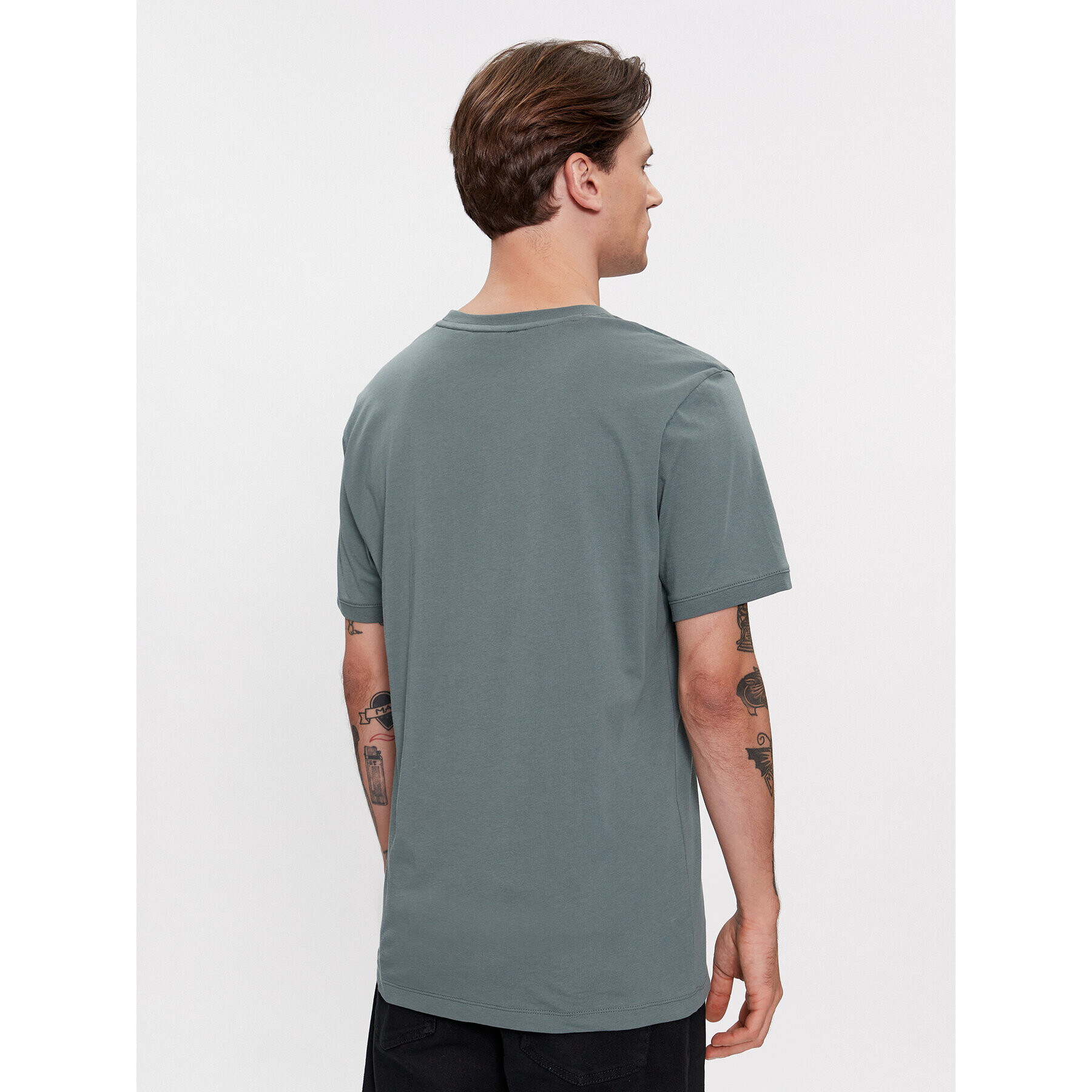 Hugo Tricou Diragolino212 50447978 Verde Regular Fit - Pled.ro