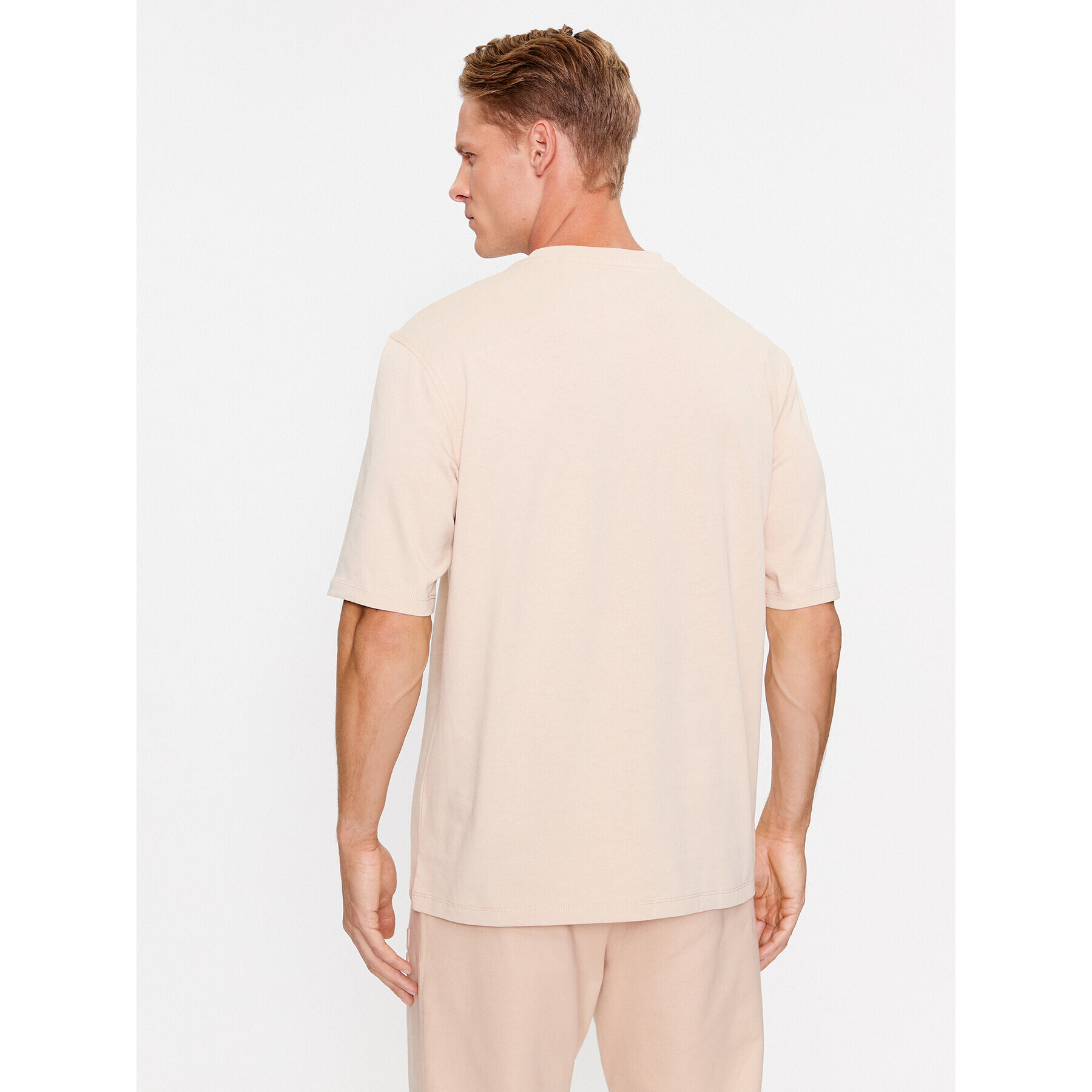 Hugo Tricou Dleek 50496637 Bej Relaxed Fit - Pled.ro