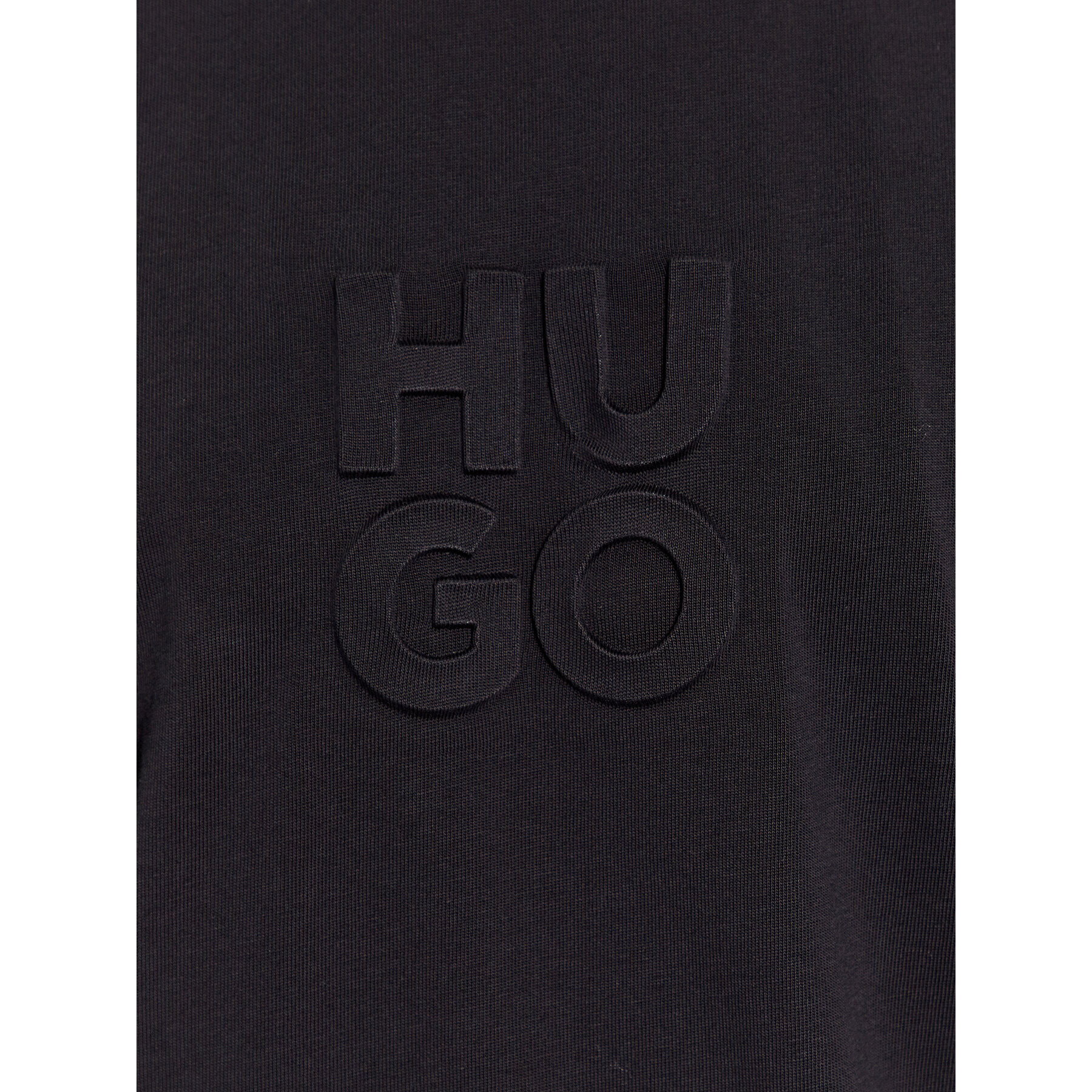 Hugo Tricou Dleek 50496637 Negru Relaxed Fit - Pled.ro