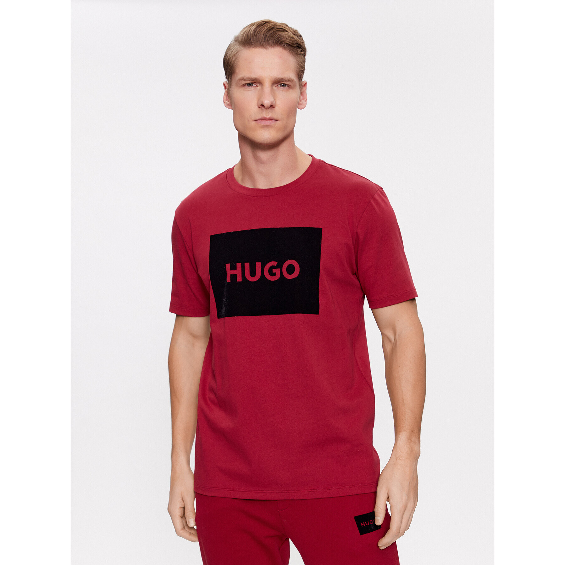 Hugo Tricou Dulive_V 50501004 Roșu Regular Fit - Pled.ro