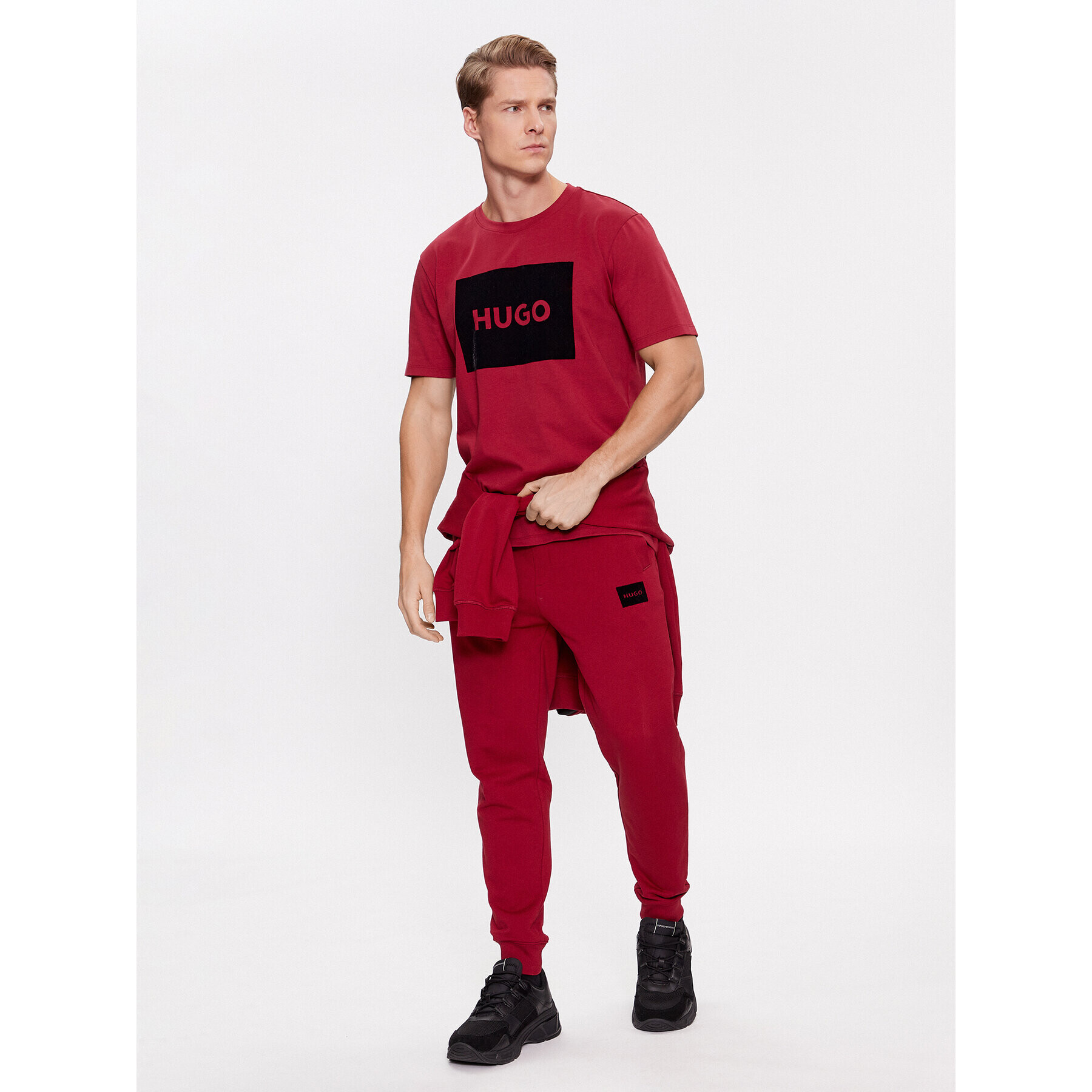 Hugo Tricou Dulive_V 50501004 Roșu Regular Fit - Pled.ro