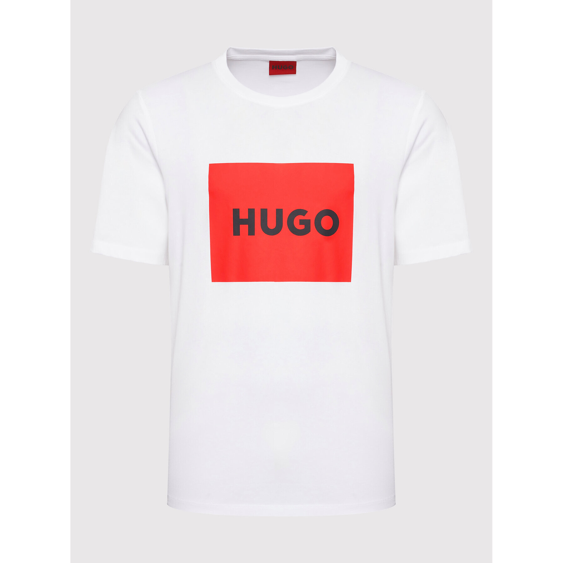 Hugo Tricou Dulive222 50467952 Alb Regular Fit - Pled.ro