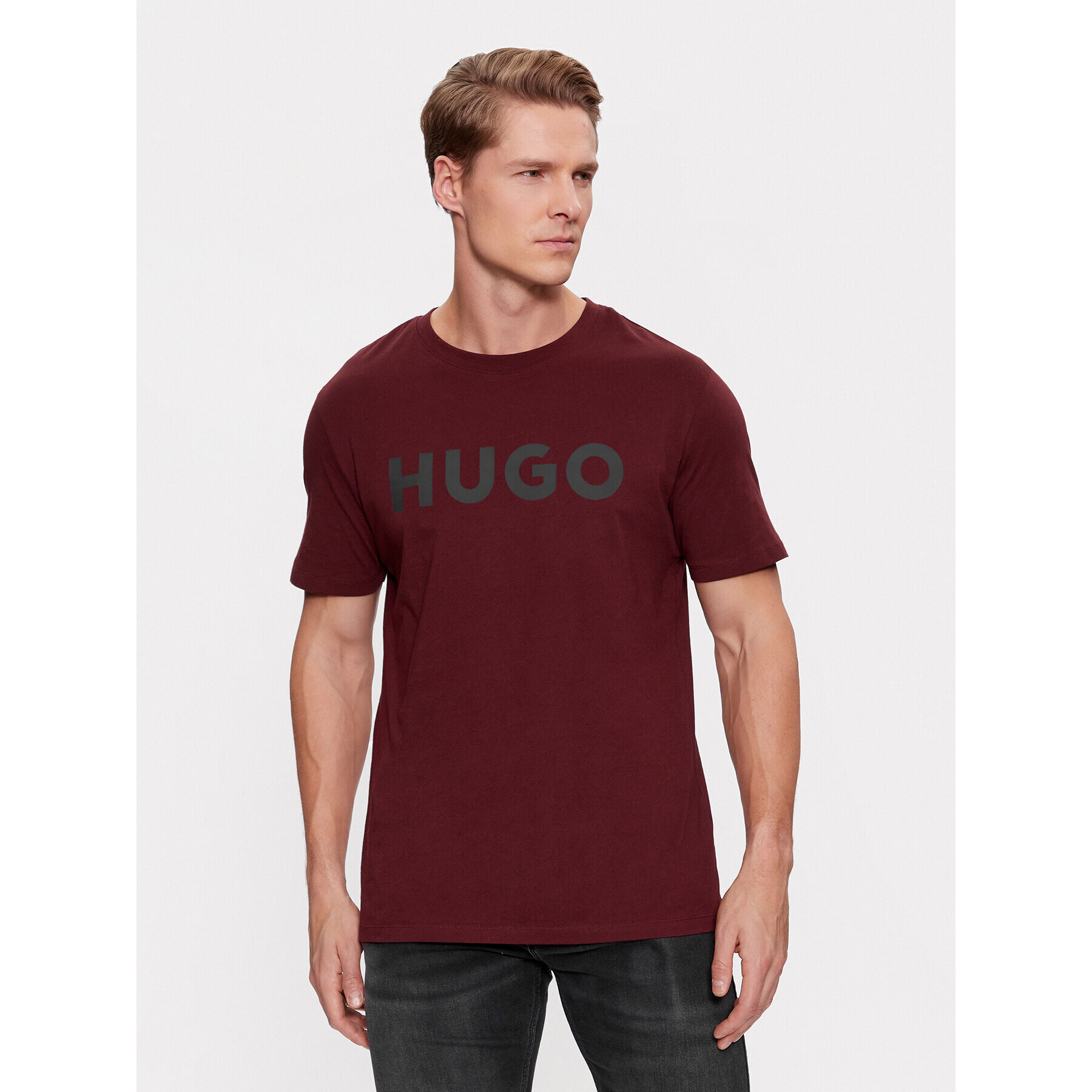 Hugo Tricou Dulivio 50467556 Roșu Regular Fit - Pled.ro