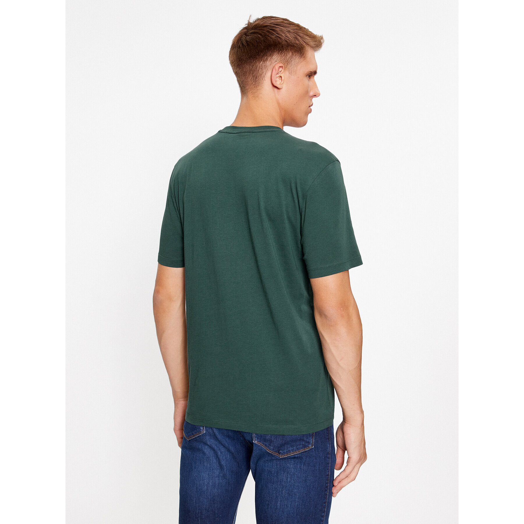 Hugo Tricou Dulivio 50467556 Verde Regular Fit - Pled.ro