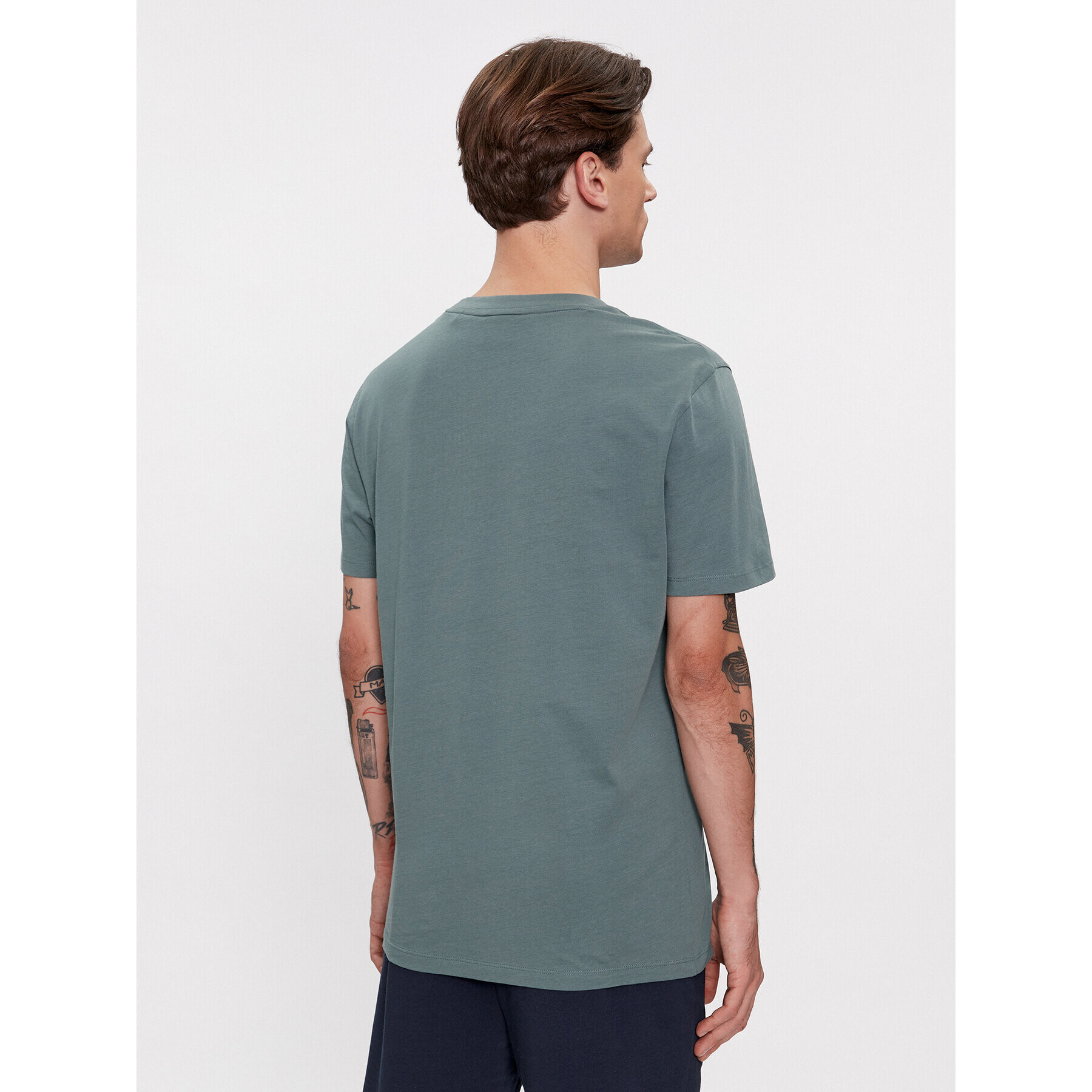 Hugo Tricou Dulivio 50467556 Verde Regular Fit - Pled.ro