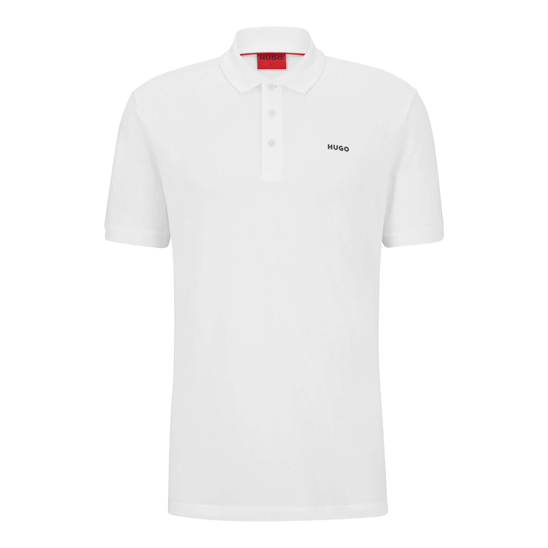 Hugo Tricou polo Donos222 50466182 Alb Regular Fit - Pled.ro