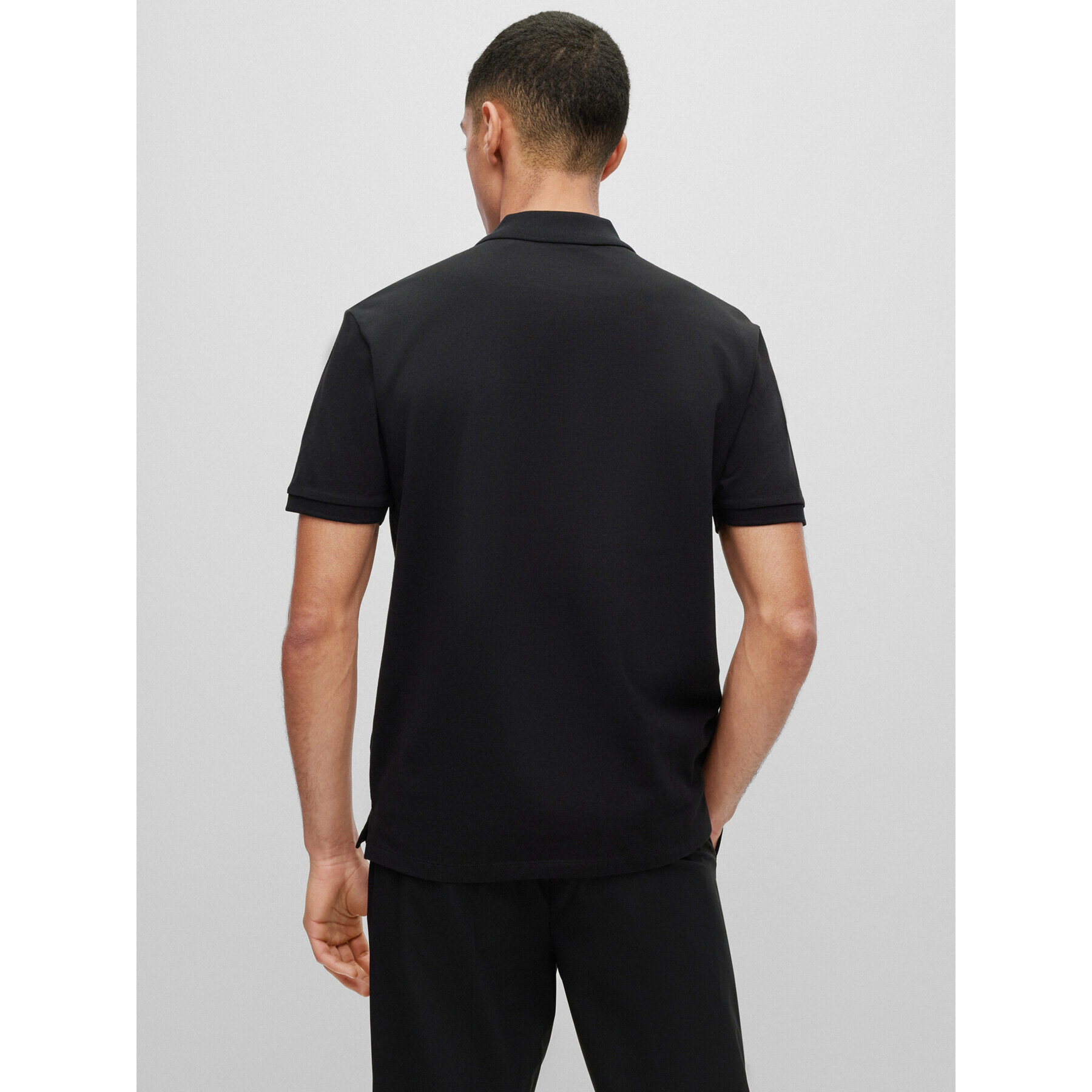 Hugo Tricou polo Donos222 50466182 Negru Regular Fit - Pled.ro