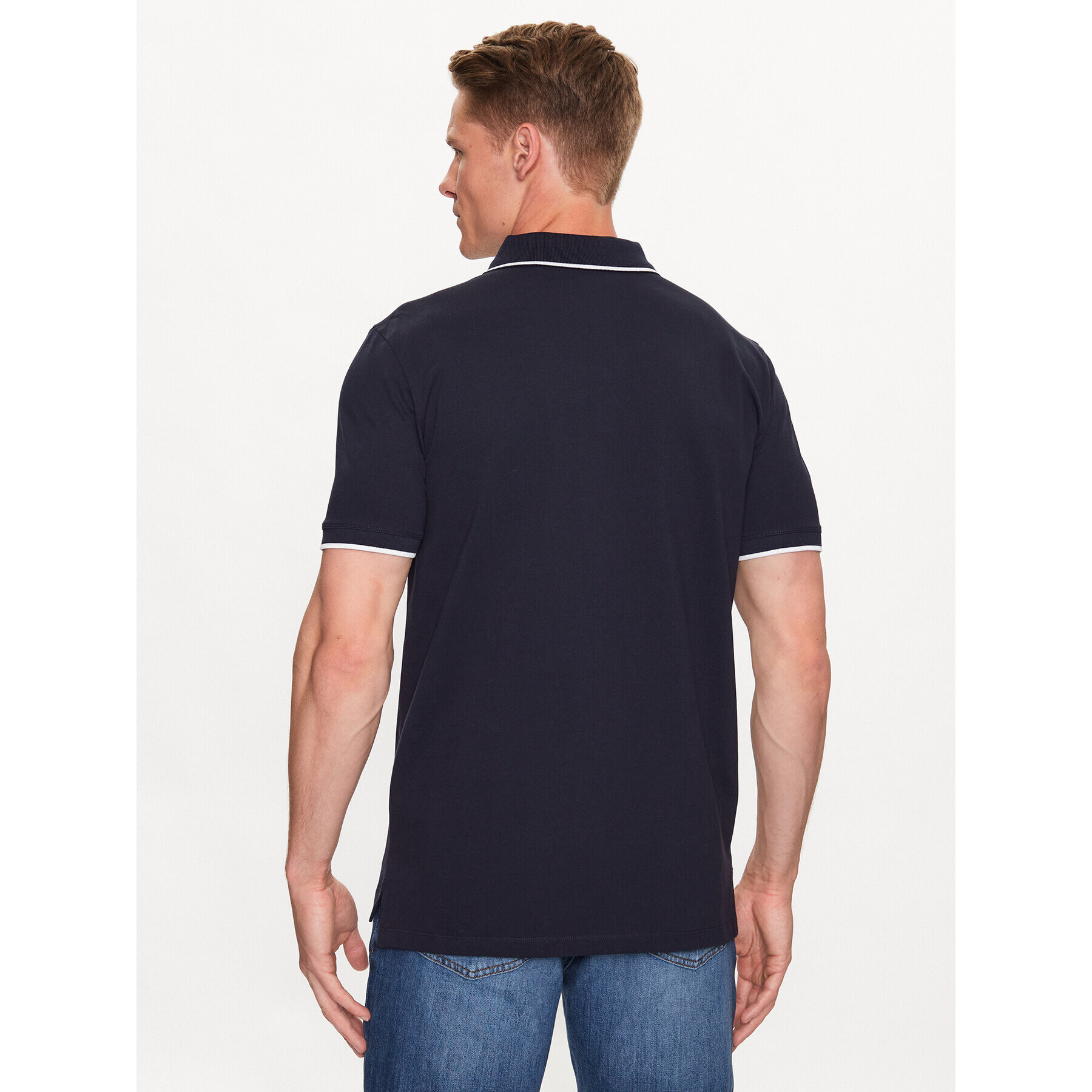 Hugo Tricou polo 50467344 Bleumarin Slim Fit - Pled.ro