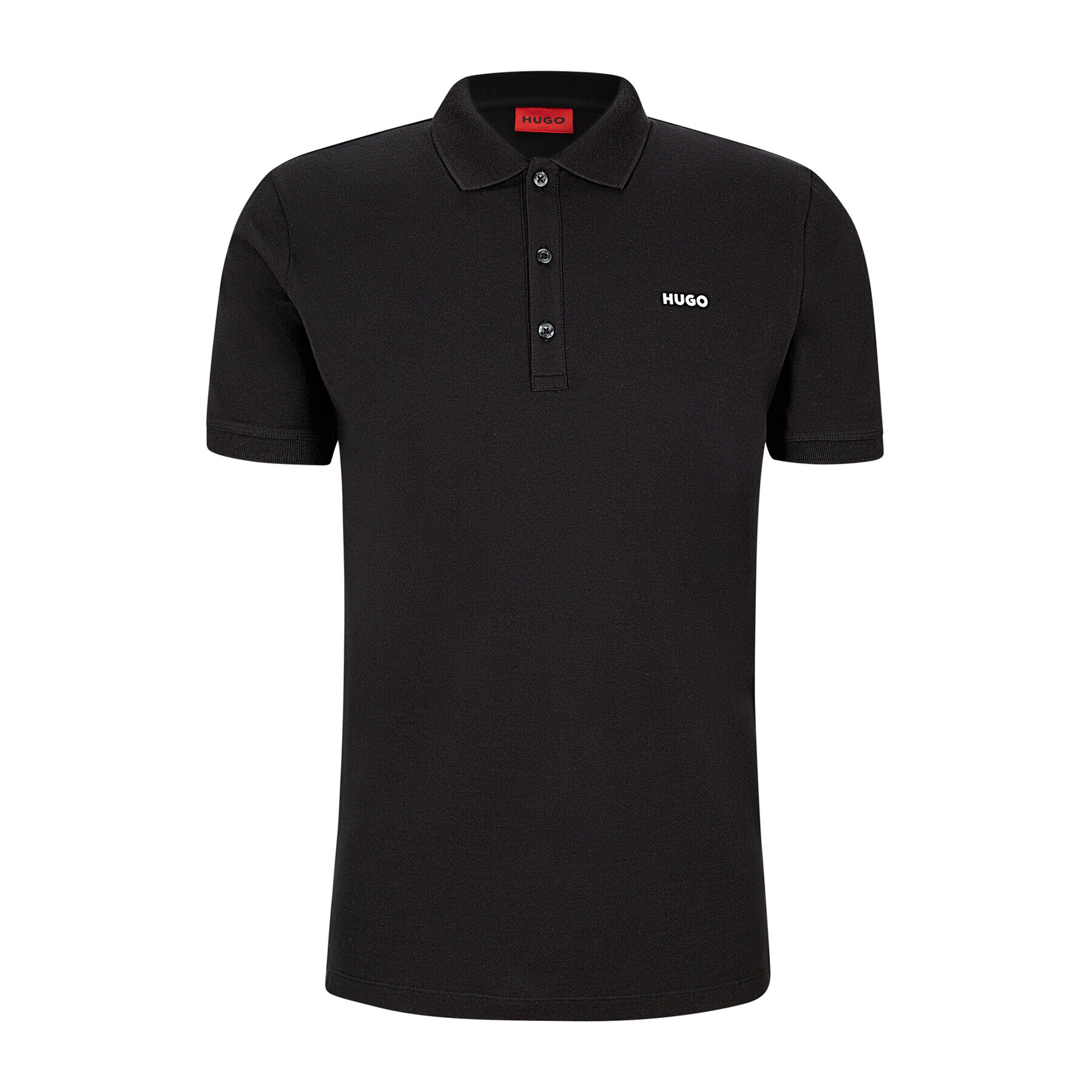 Hugo Tricou polo 50470547 Negru Slim Fit - Pled.ro