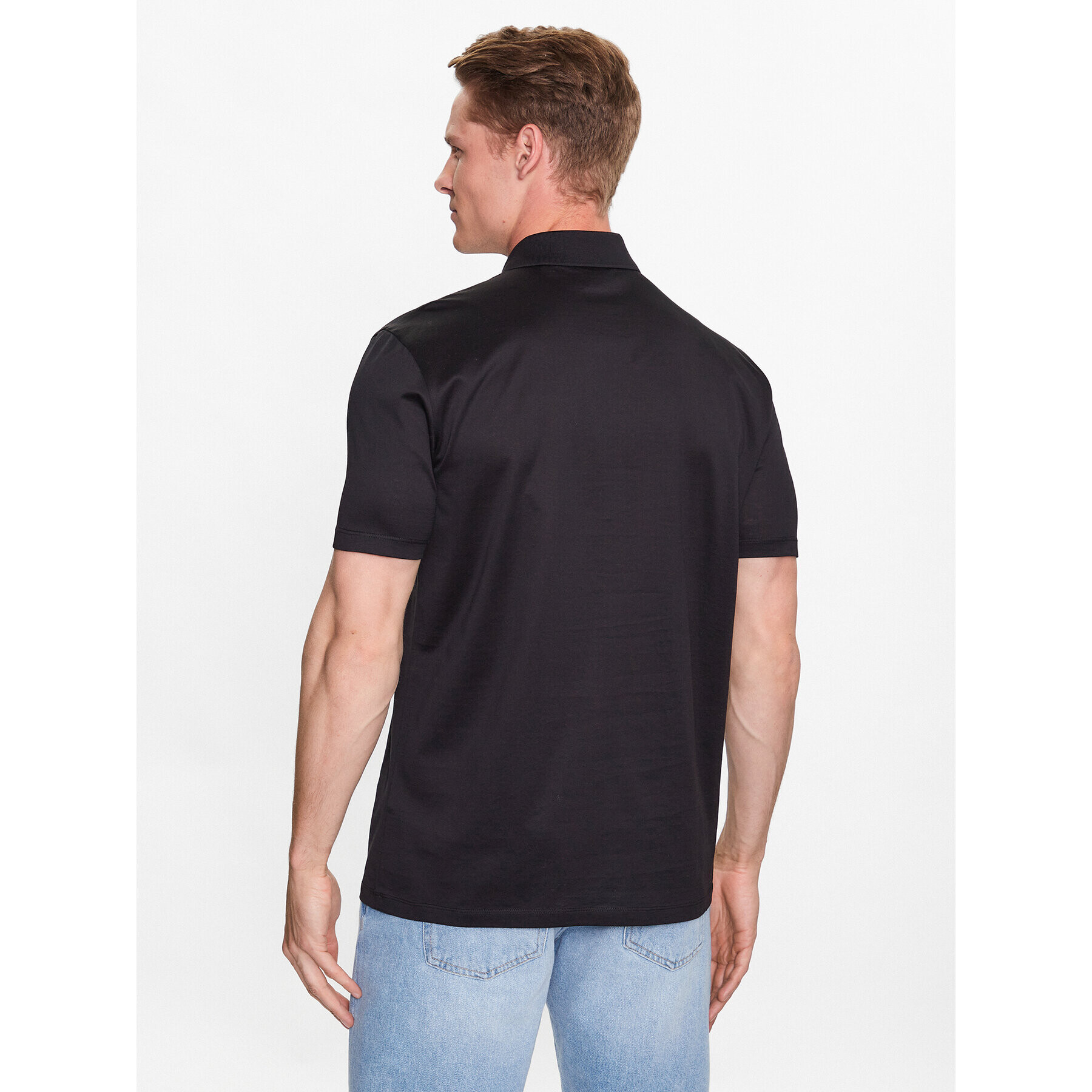 Hugo Tricou polo Deresom223 50473789 Negru Regular Fit - Pled.ro