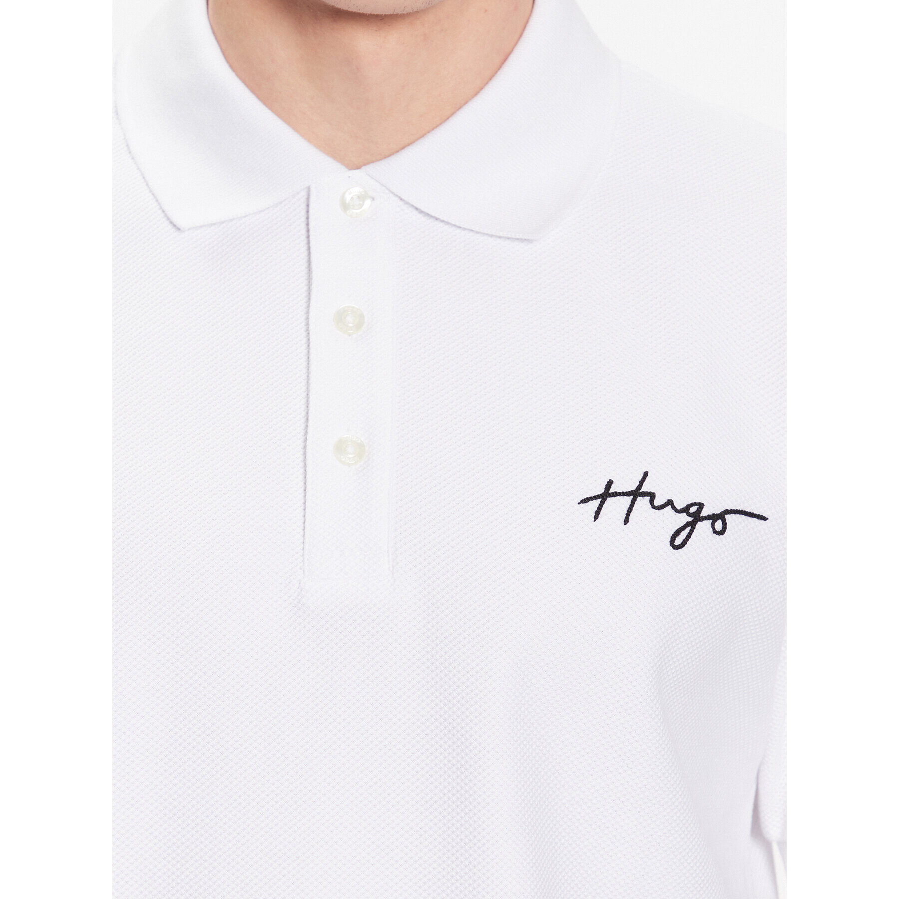 Hugo Tricou polo 50488854 Alb Regular Fit - Pled.ro