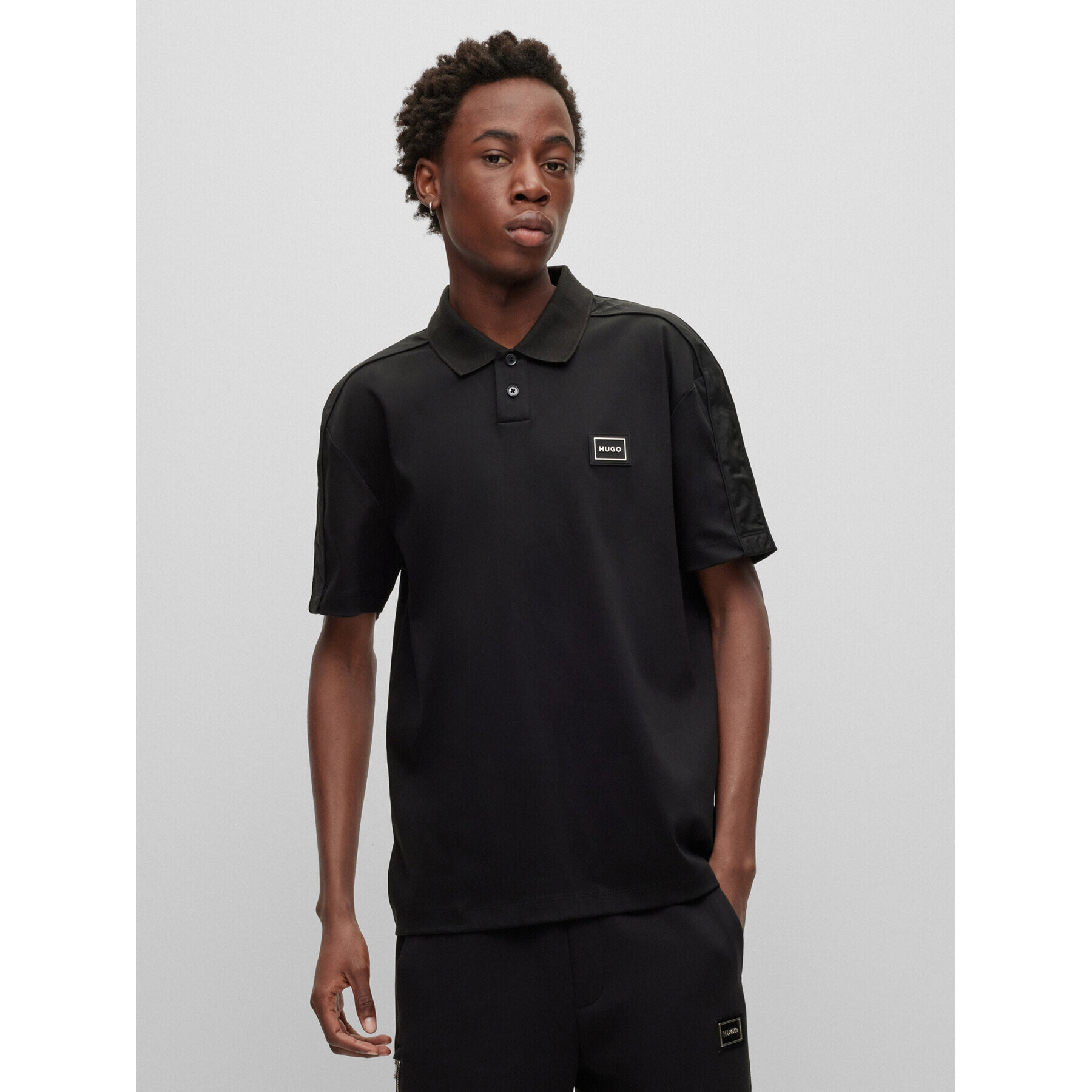 Hugo Tricou polo 50488903 Negru Regular Fit - Pled.ro