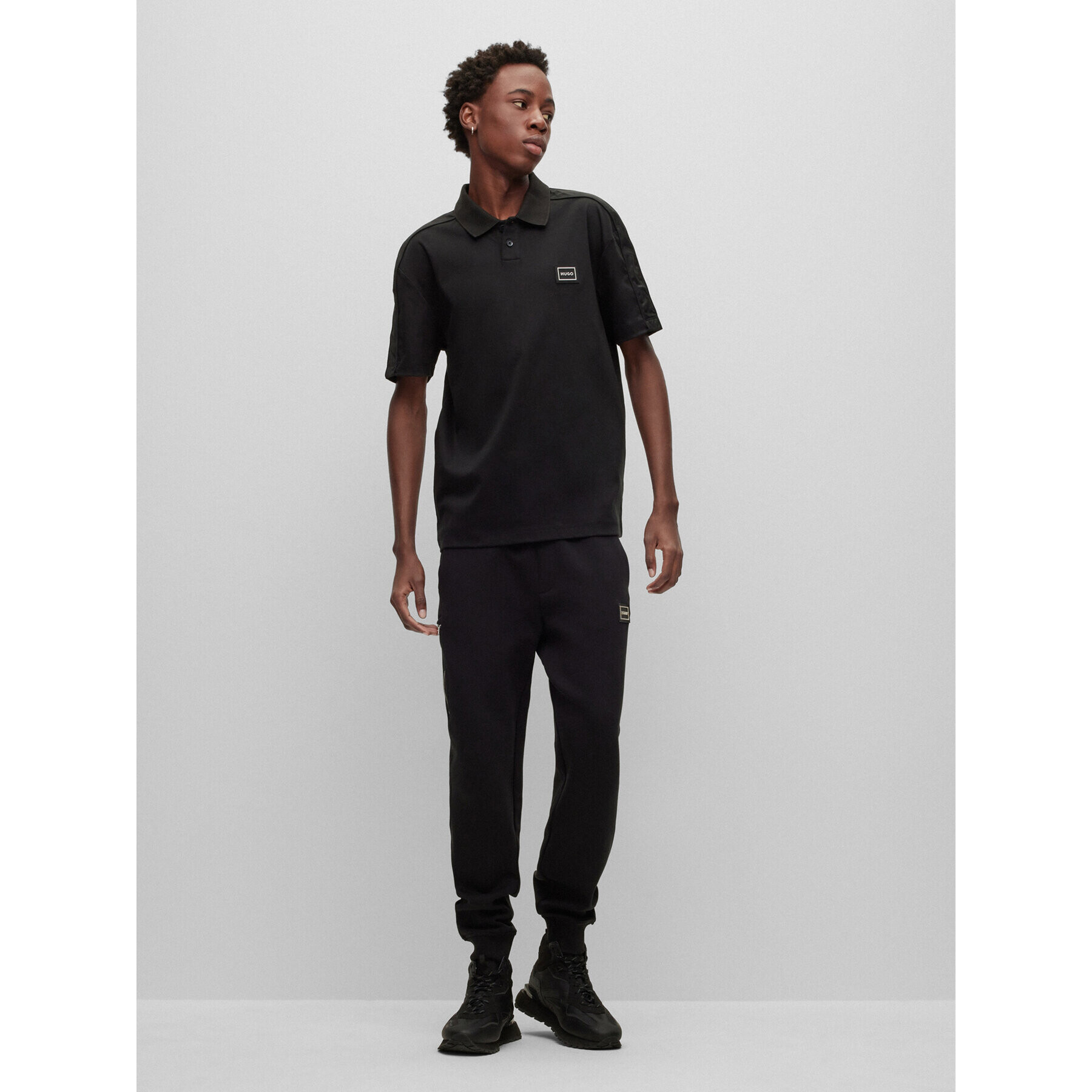 Hugo Tricou polo 50488903 Negru Regular Fit - Pled.ro