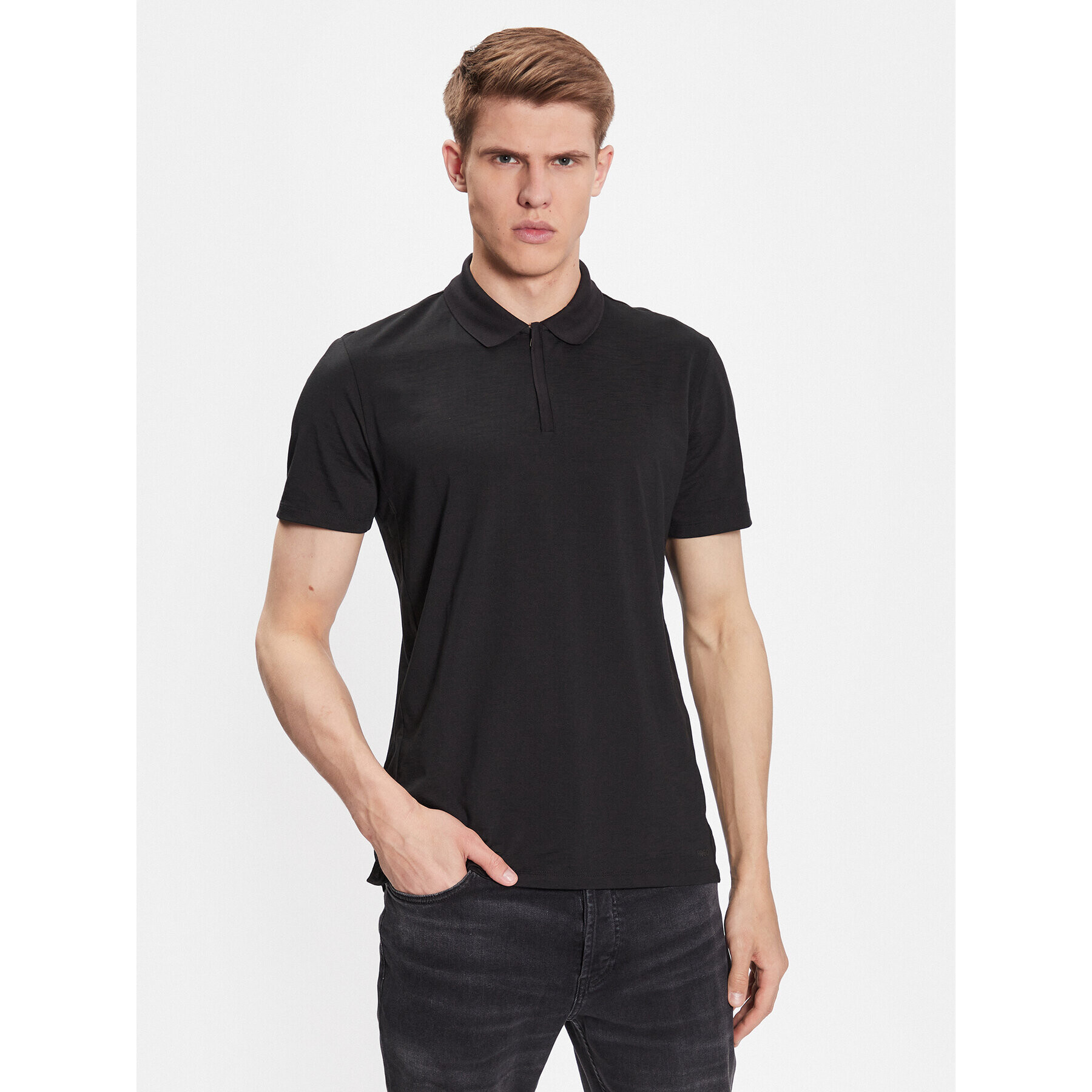 Hugo Tricou polo 50489905 Negru Regular Fit - Pled.ro