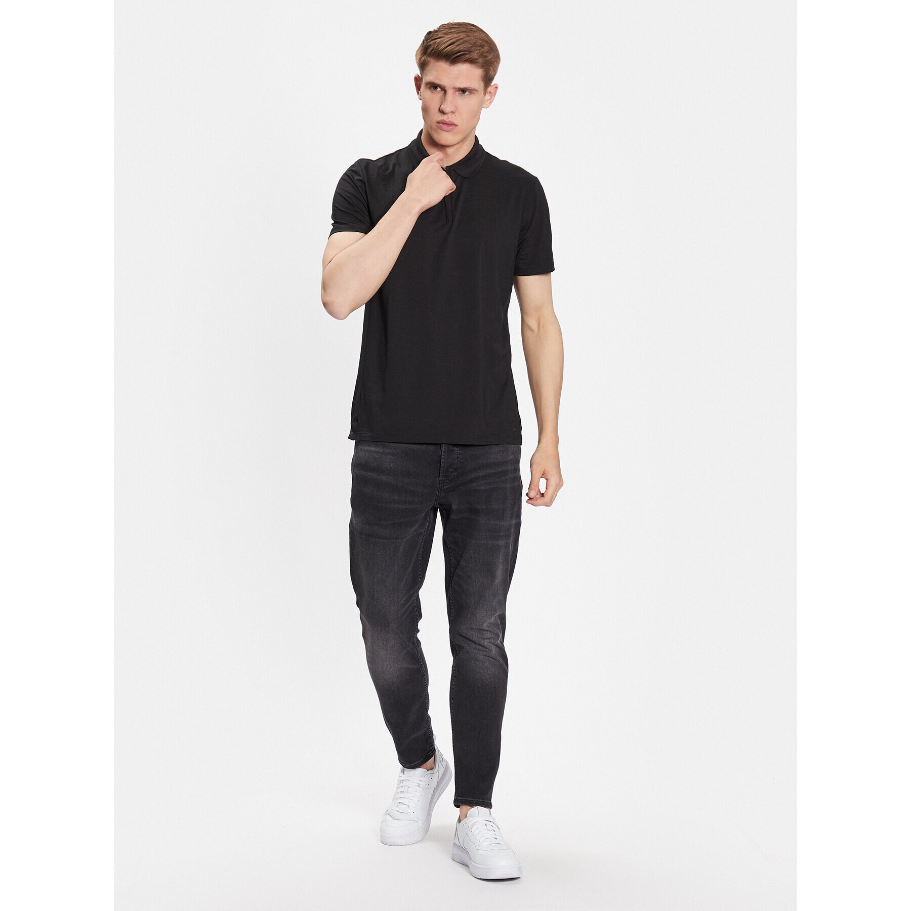 Hugo Tricou polo 50489905 Negru Regular Fit - Pled.ro