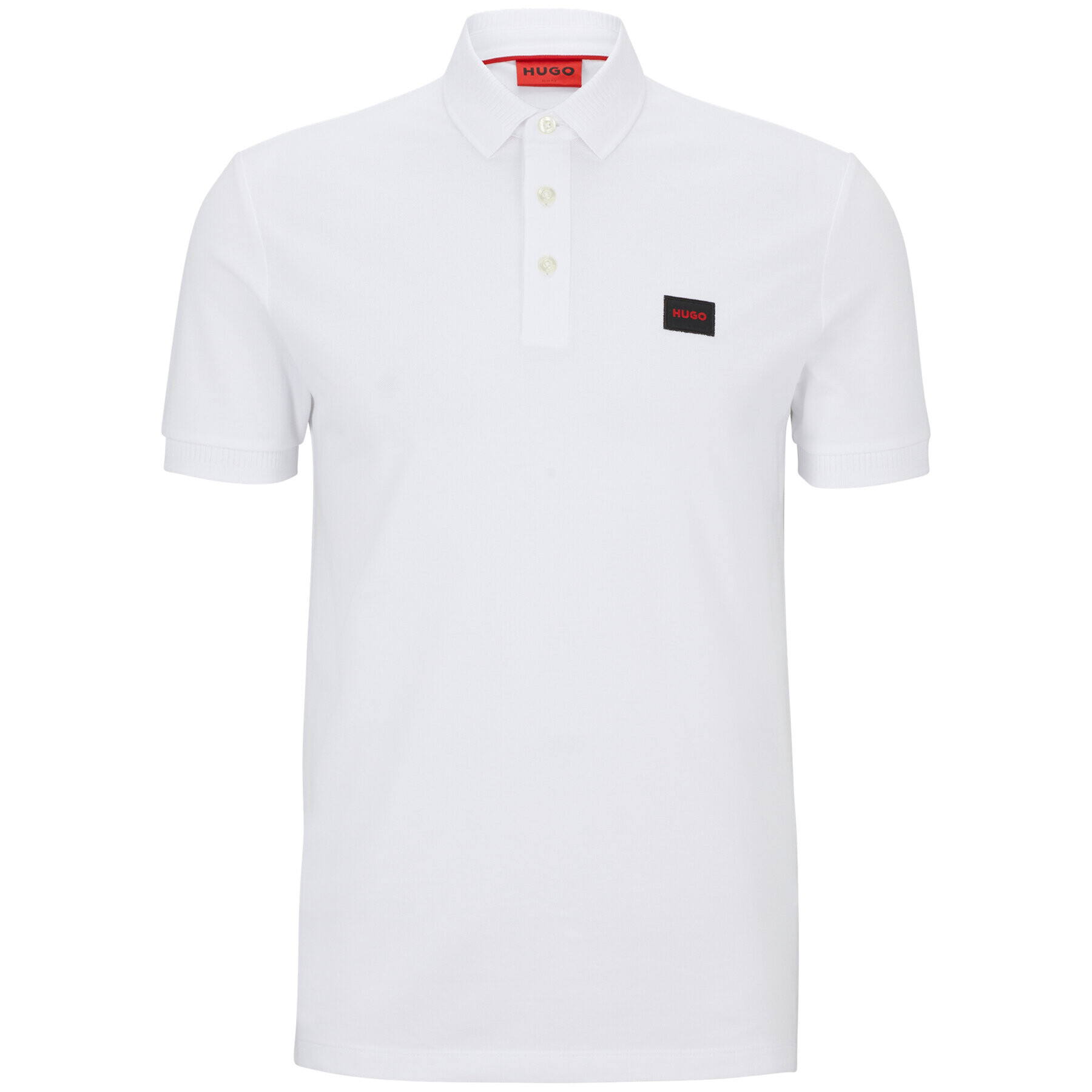 Hugo Tricou polo 50490770 Alb Slim Fit - Pled.ro