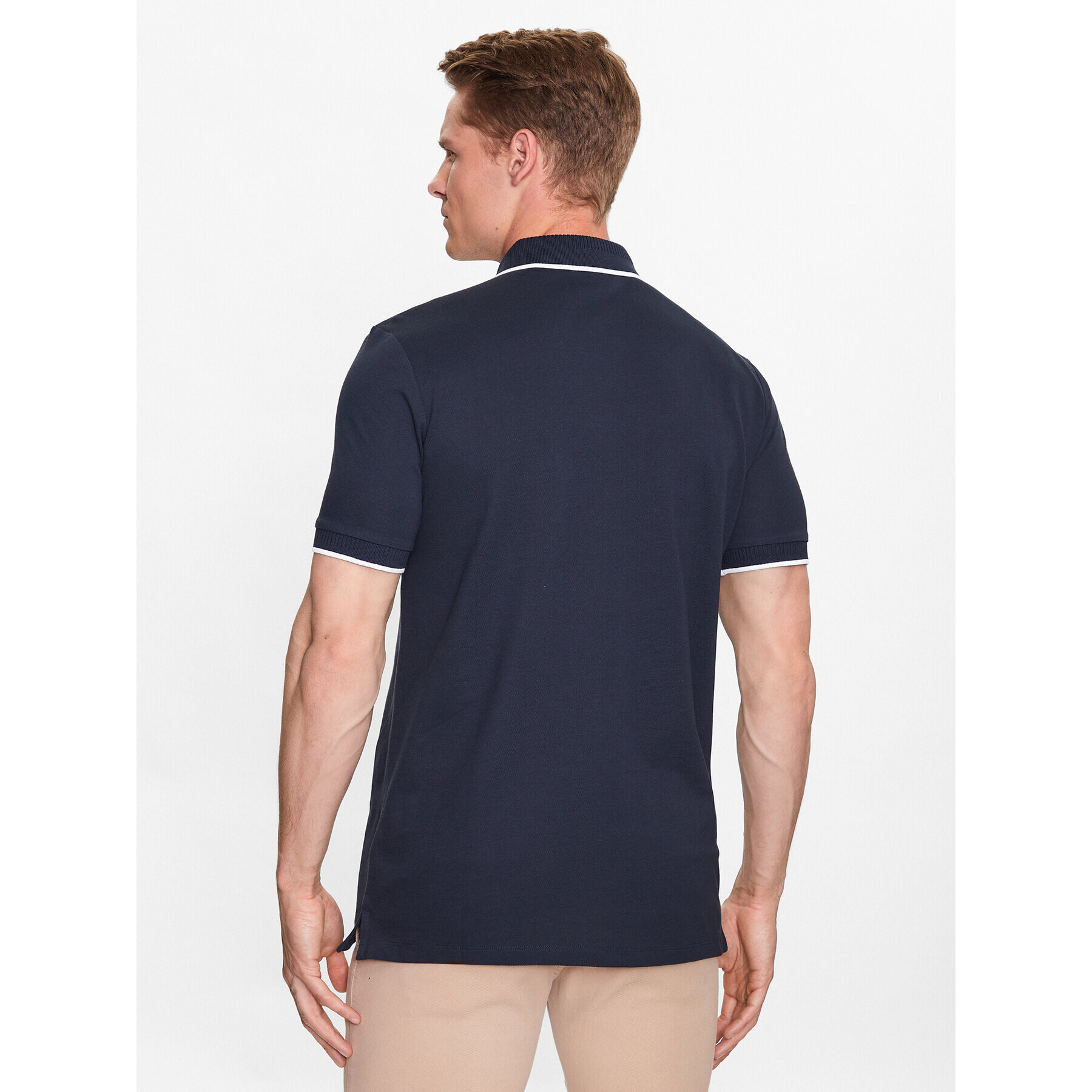 Hugo Tricou polo 50490775 Bleumarin Slim Fit - Pled.ro