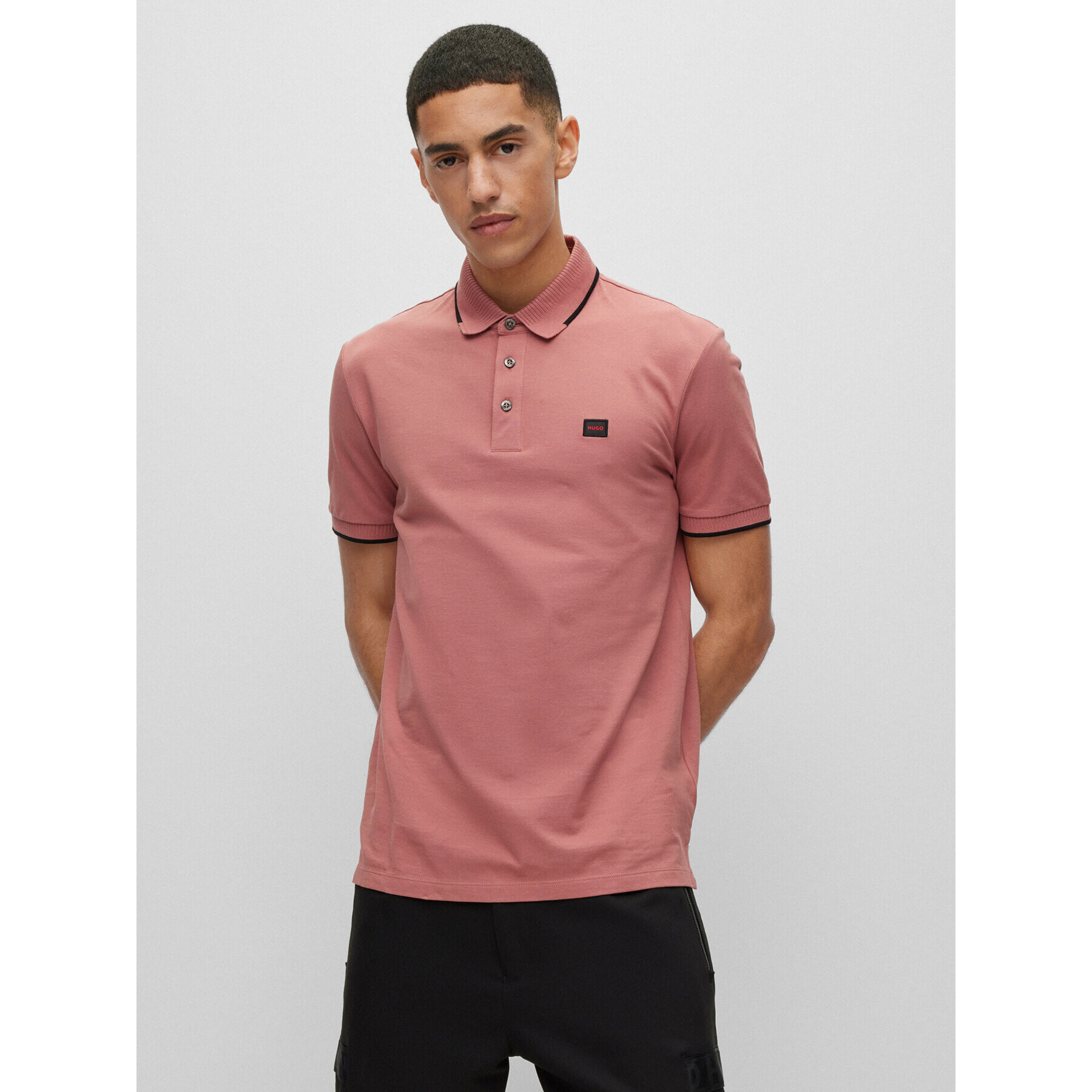 Hugo Tricou polo 50490775 Roz Slim Fit - Pled.ro