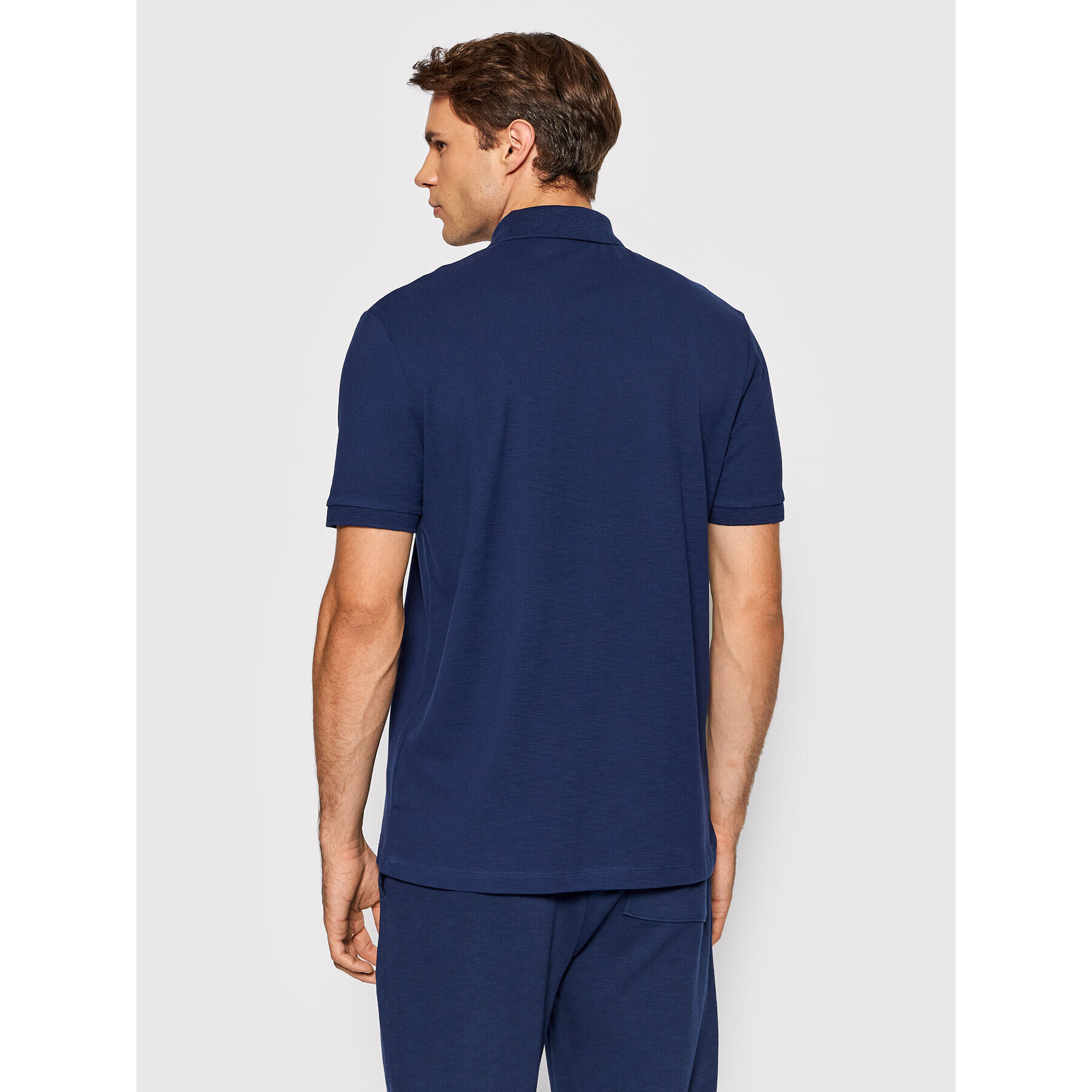 Hugo Tricou polo Dakame 50448415 Bleumarin Regular Fit - Pled.ro