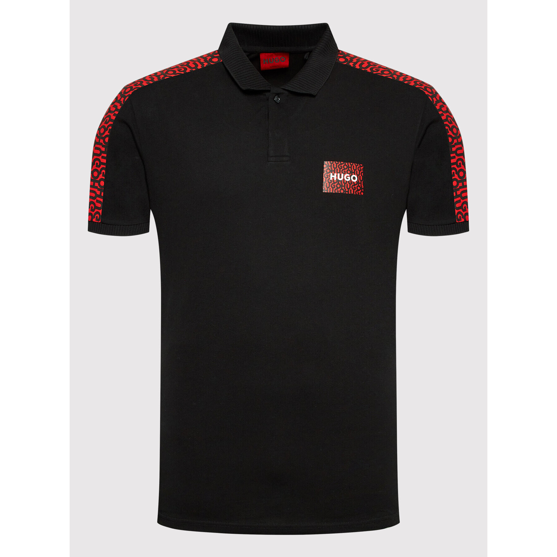 Hugo Tricou polo Daplin 50471638 Negru Regular Fit - Pled.ro