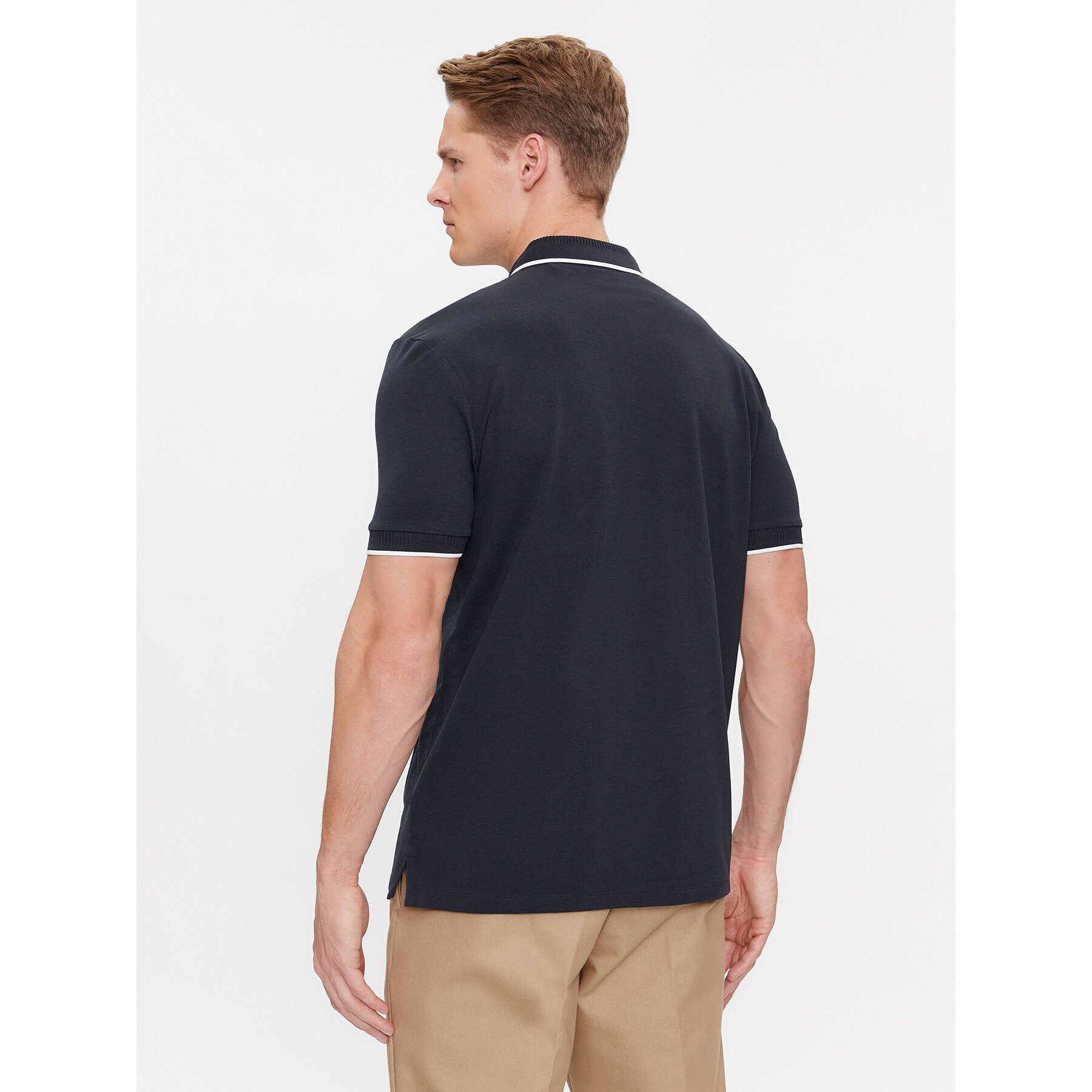 Hugo Tricou polo Deresino232 50490775 Bleumarin Slim Fit - Pled.ro