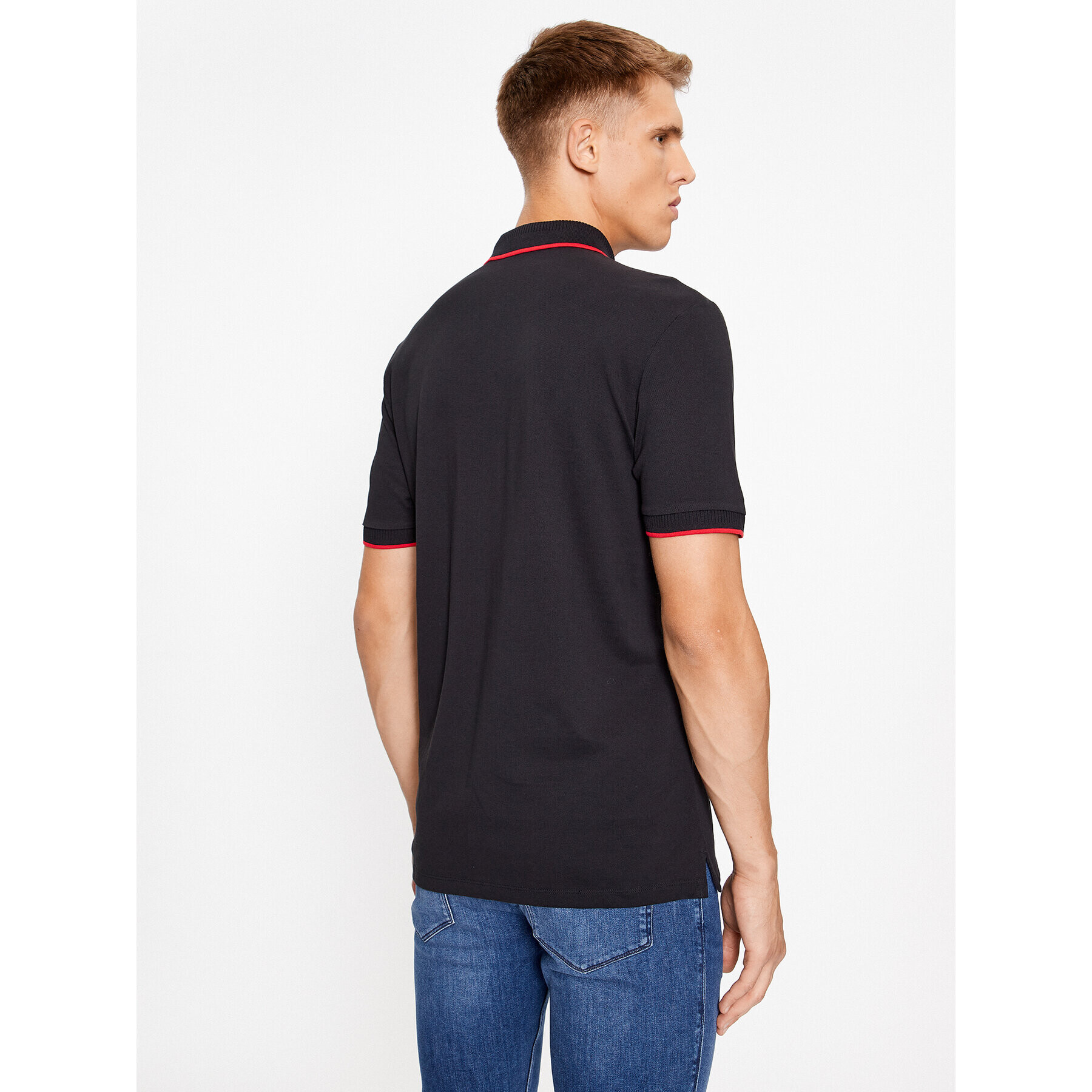 Hugo Tricou polo Deresino232 50490775 Negru Slim Fit - Pled.ro