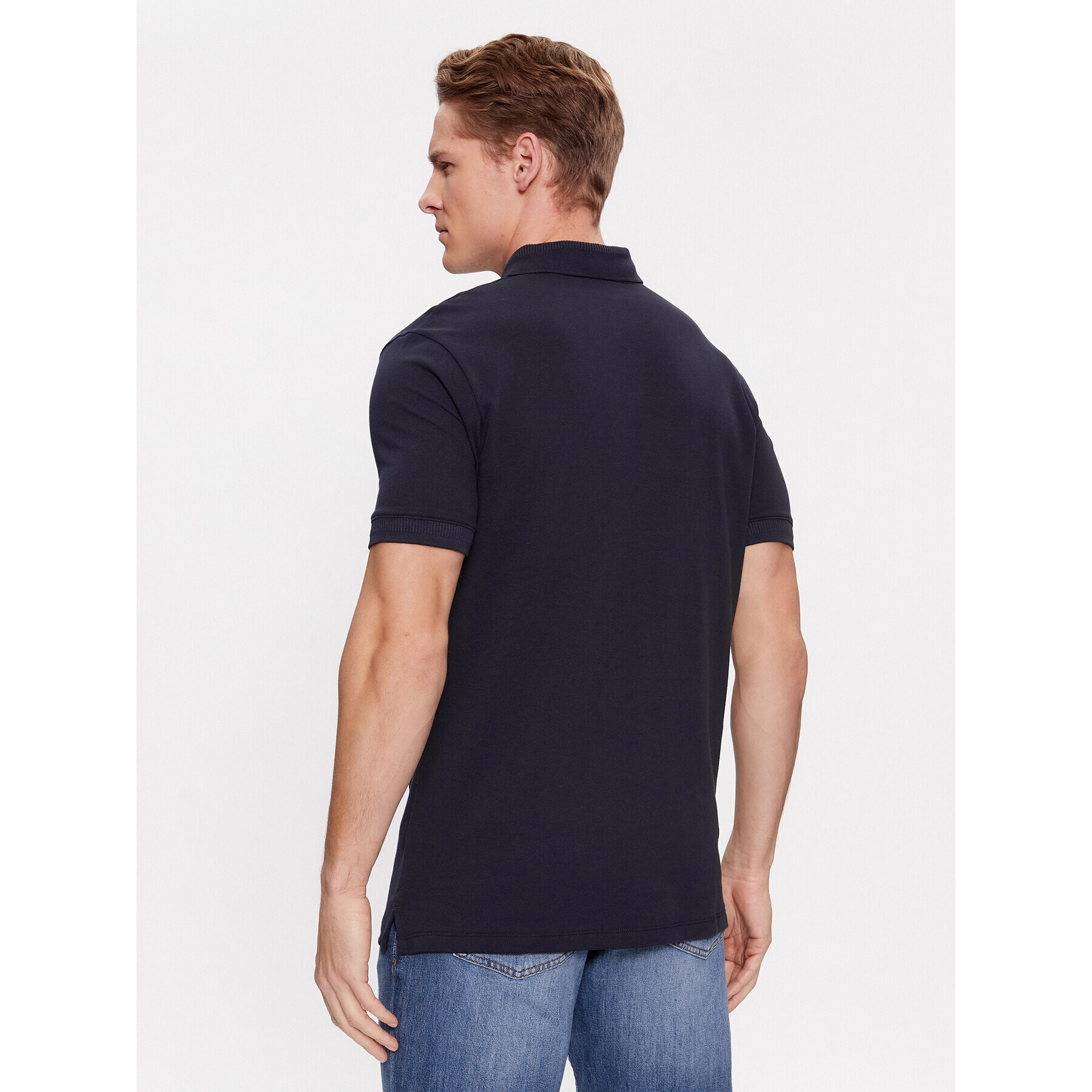 Hugo Tricou polo Dereso_V 50501022 Albastru Regular Fit - Pled.ro