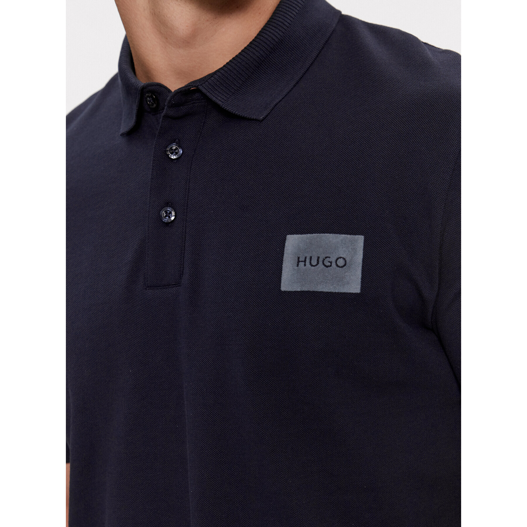 Hugo Tricou polo Dereso_V 50501022 Albastru Regular Fit - Pled.ro