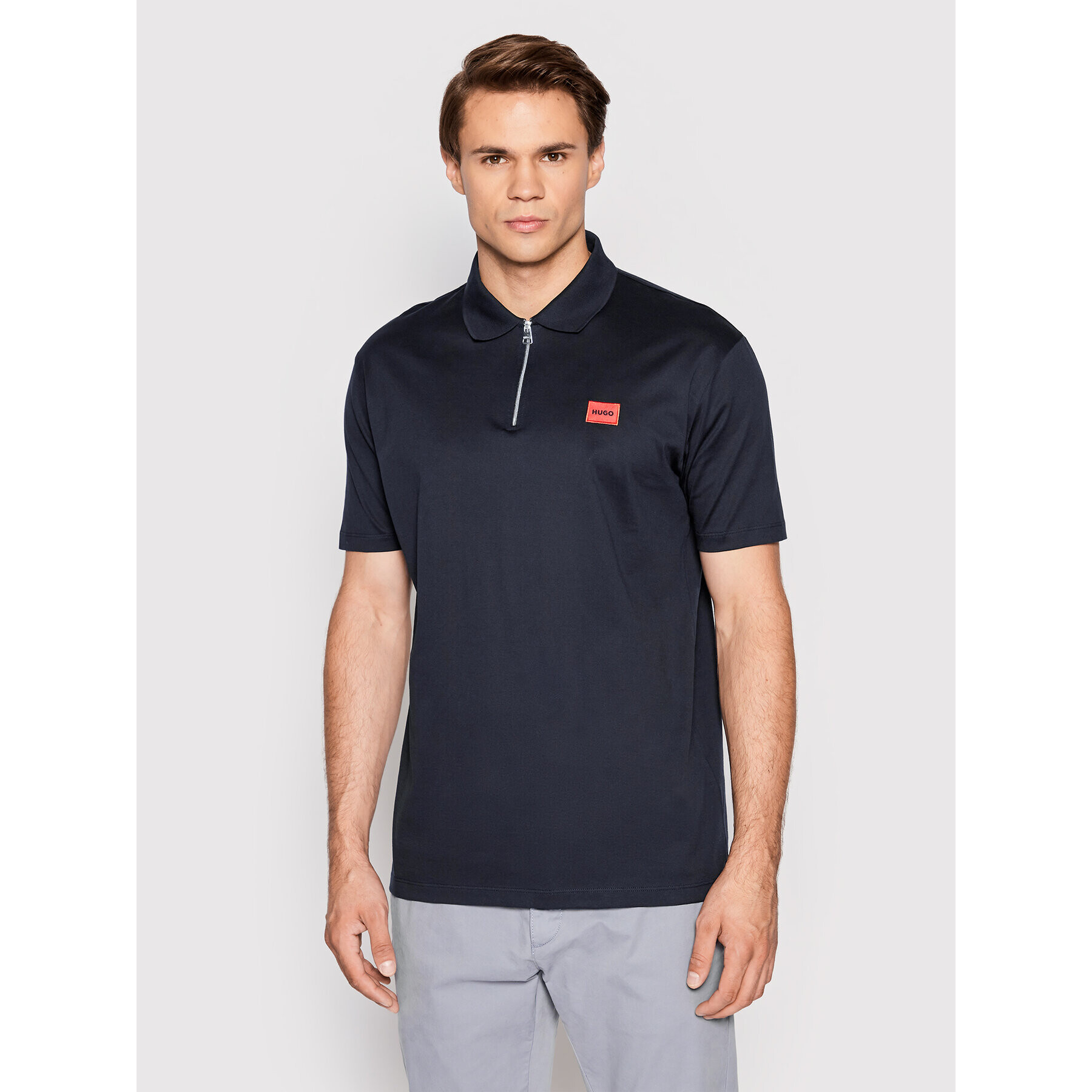 Hugo Tricou polo Deresom222 50467364 Bleumarin Regular Fit - Pled.ro