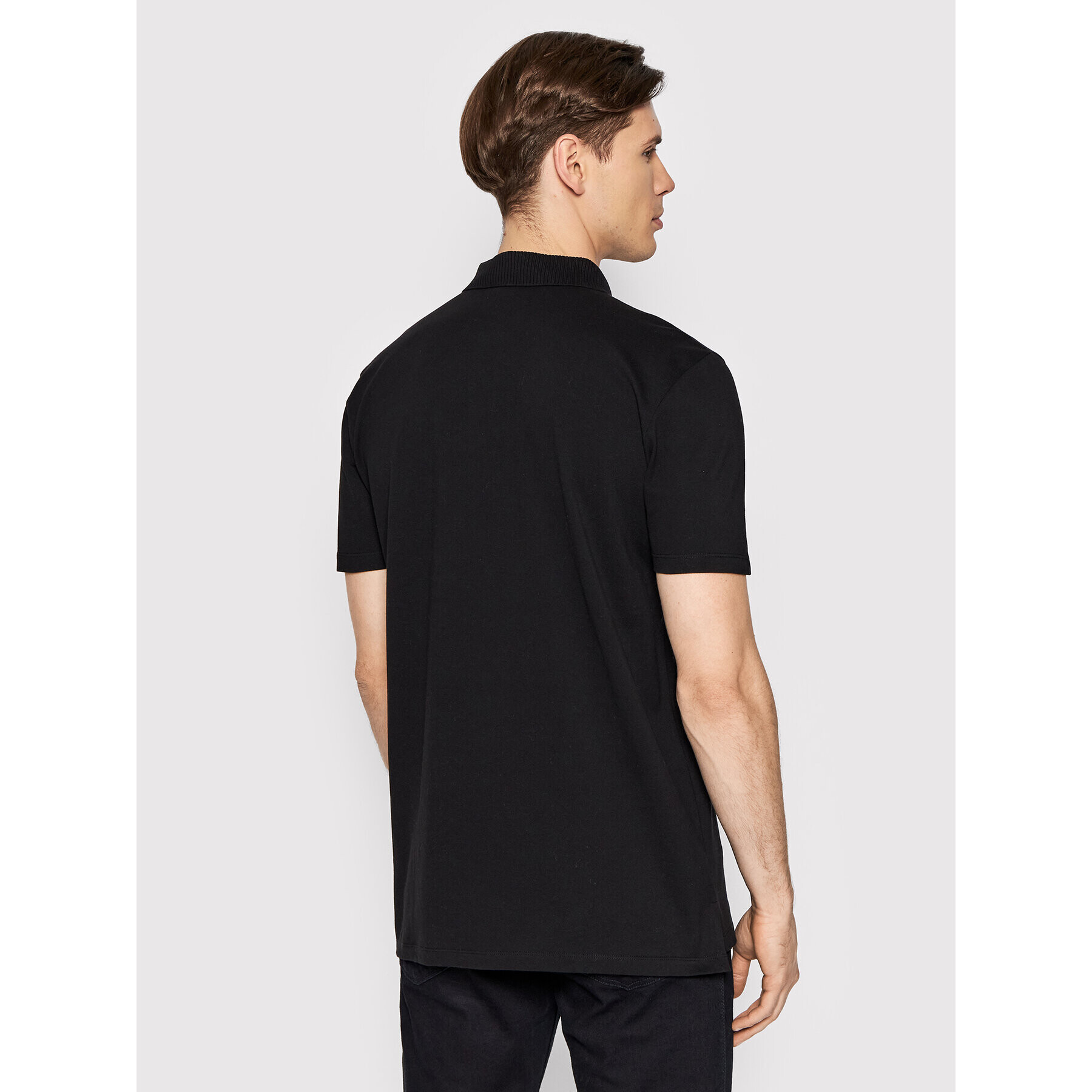 Hugo Tricou polo Dichelangelo 50465370 Negru Regular Fit - Pled.ro