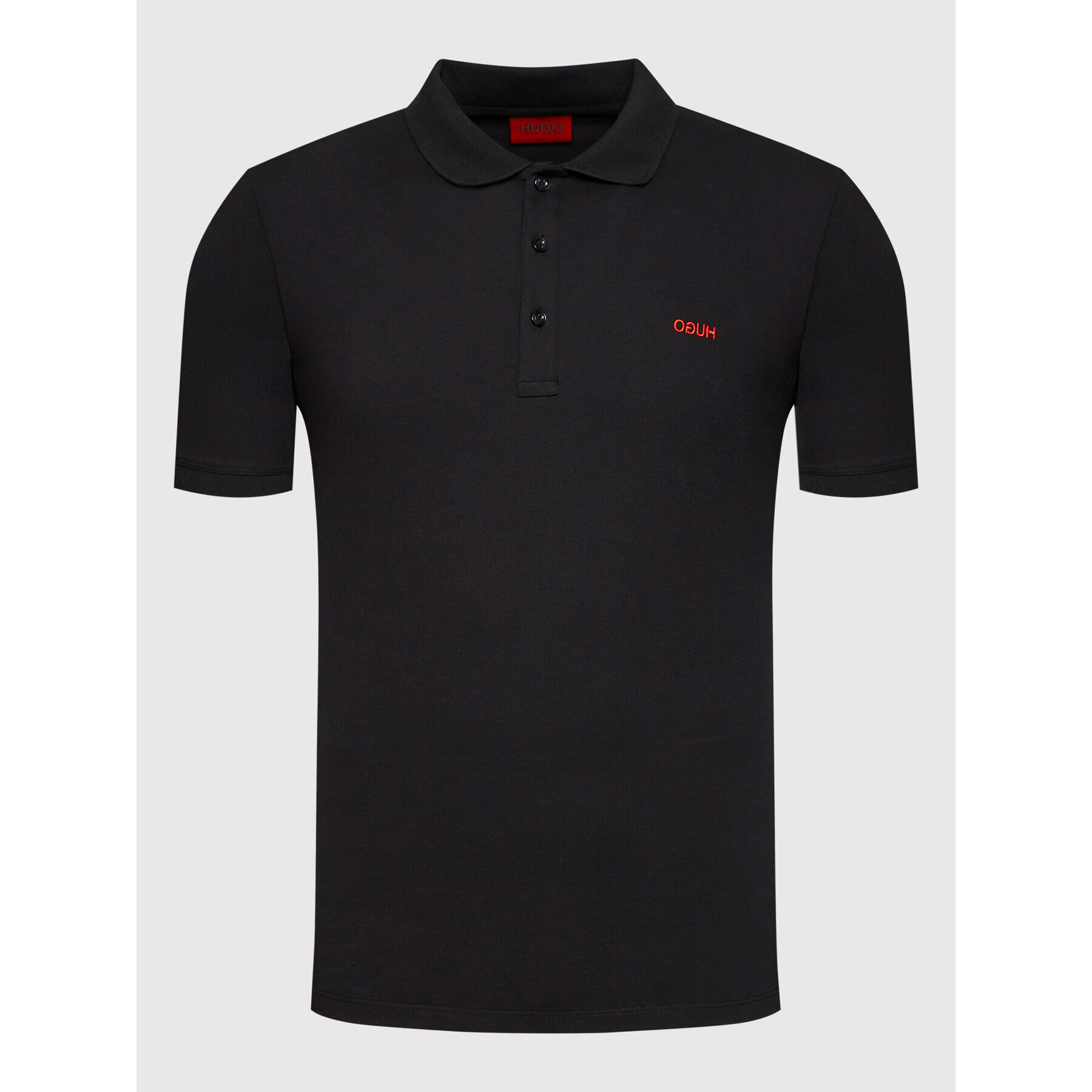 Hugo Tricou polo Dinos202 50425785 Negru Slim Fit - Pled.ro