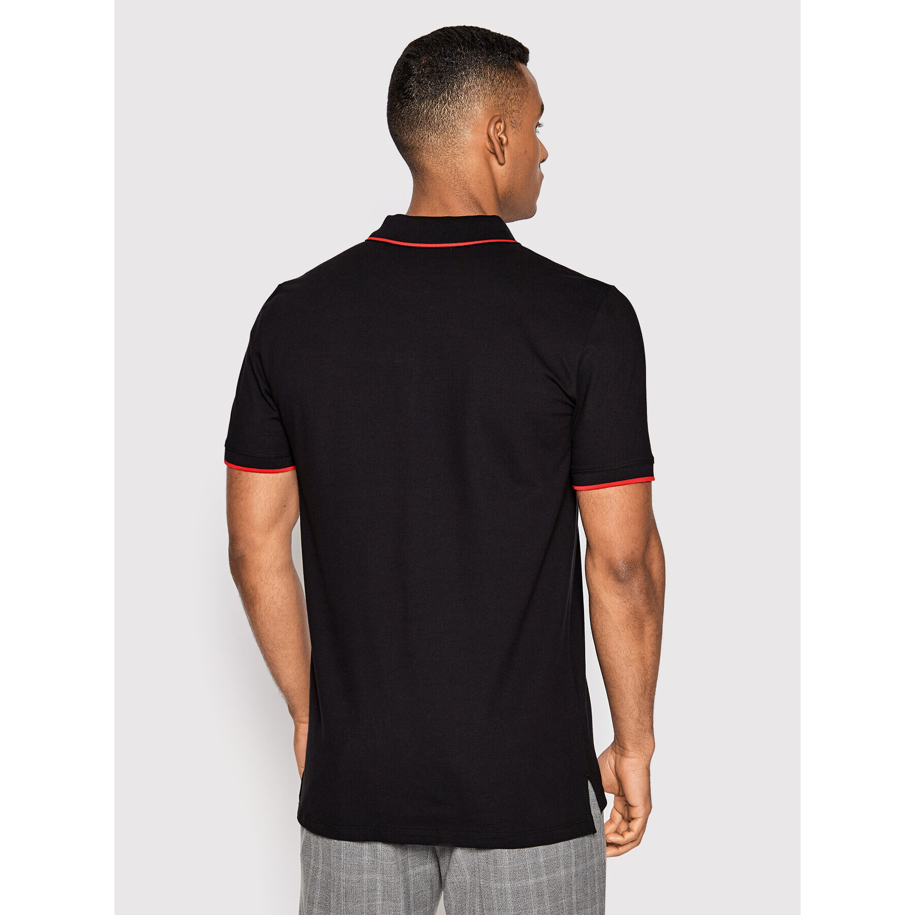 Hugo Tricou polo Dinoso222 50467344 Negru Slim Fit - Pled.ro