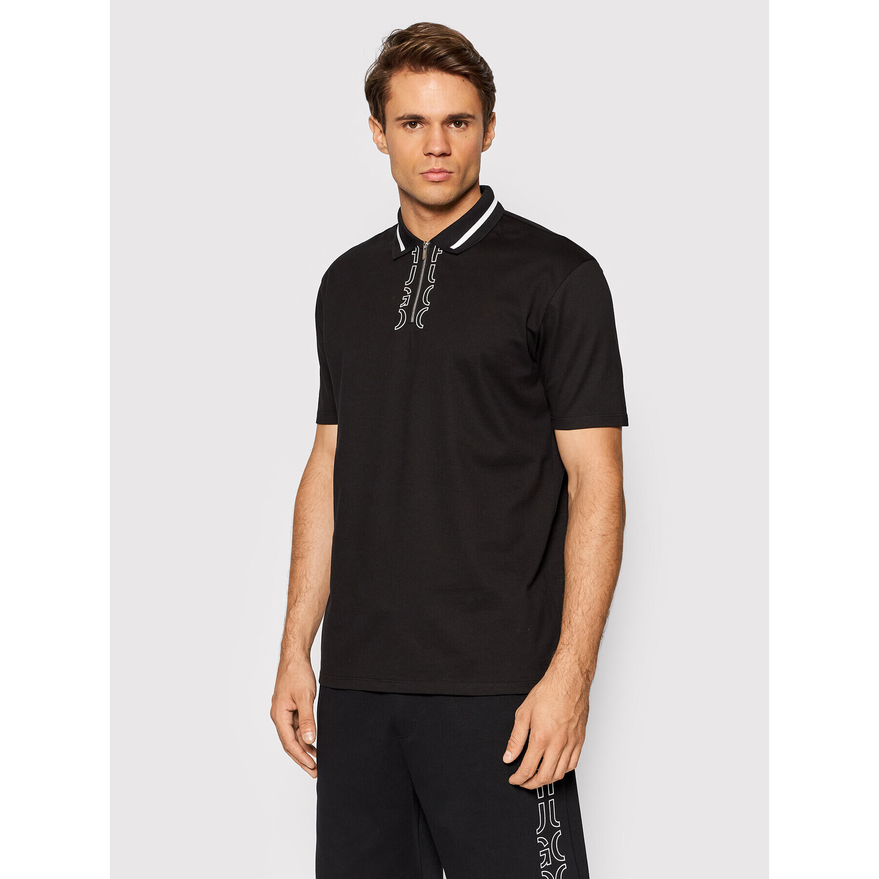 Hugo Tricou polo Dolmar213 50456803 Negru Regular Fit - Pled.ro