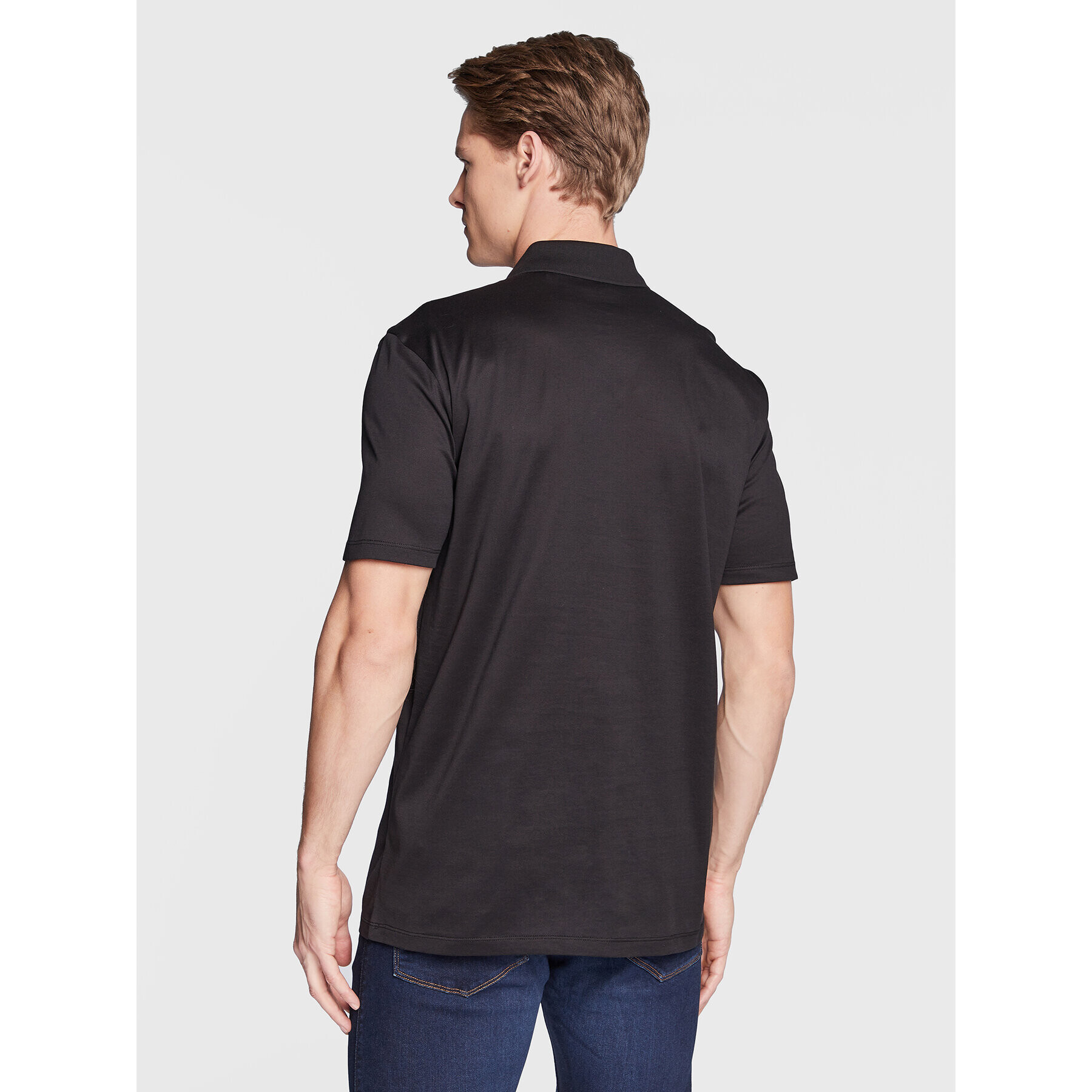 Hugo Tricou polo Domelo 50475482 Negru Regular Fit - Pled.ro