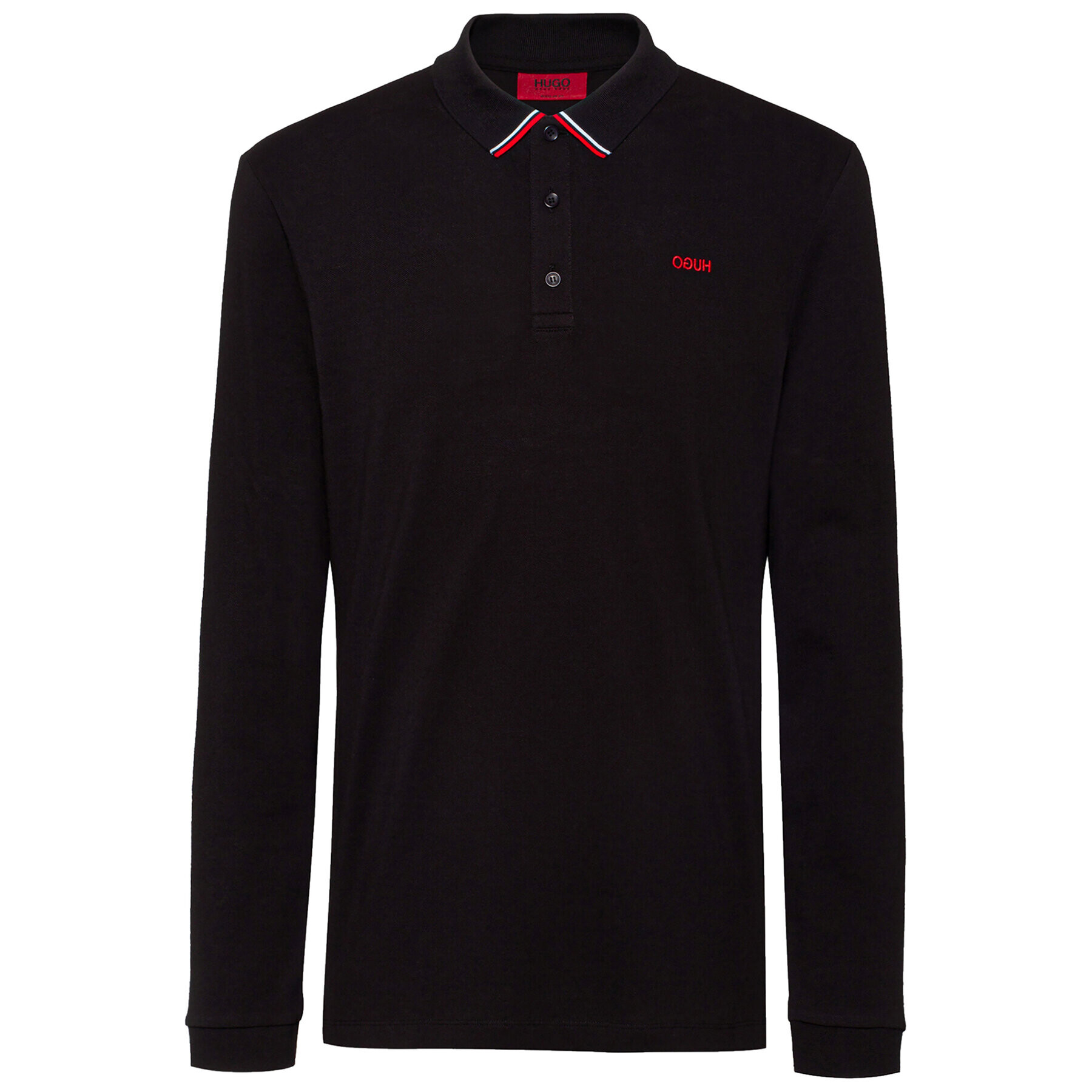 Hugo Tricou polo Donol 211 50442931 Negru Regular Fit - Pled.ro