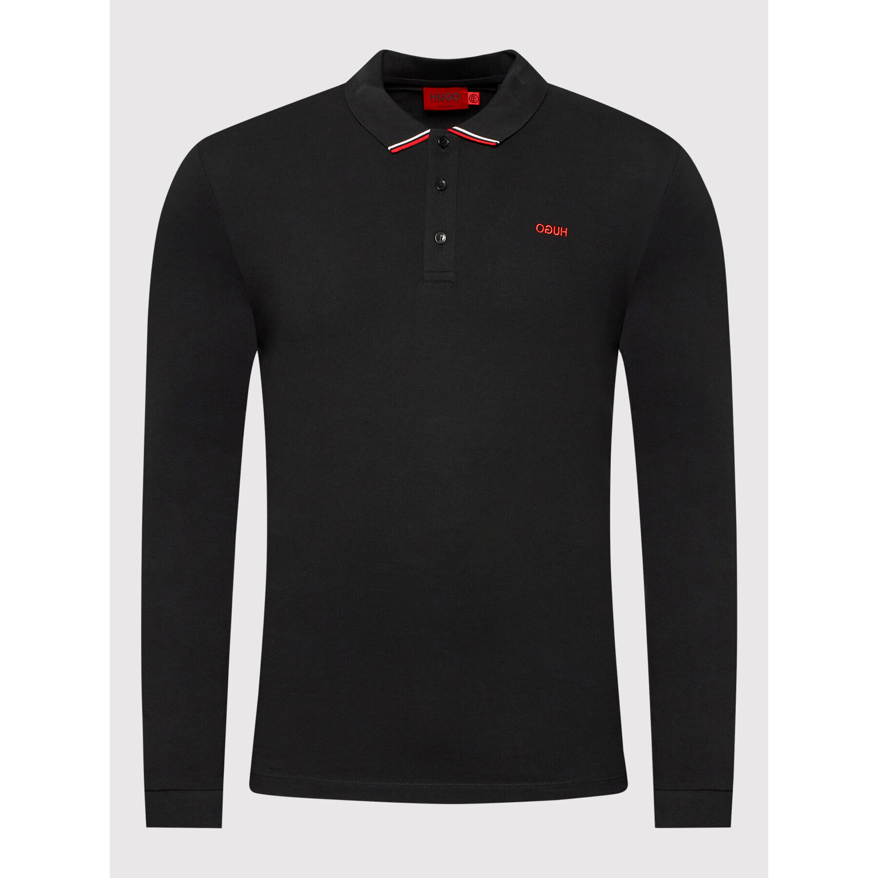 Hugo Tricou polo Donol212 50447957 Negru Regular Fit - Pled.ro